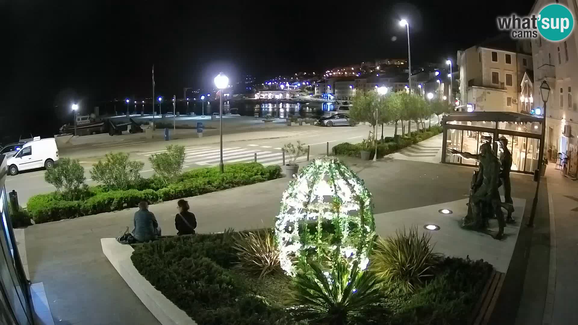 Live-Webcam Senj Riva – direkt am Meer – Kroatien