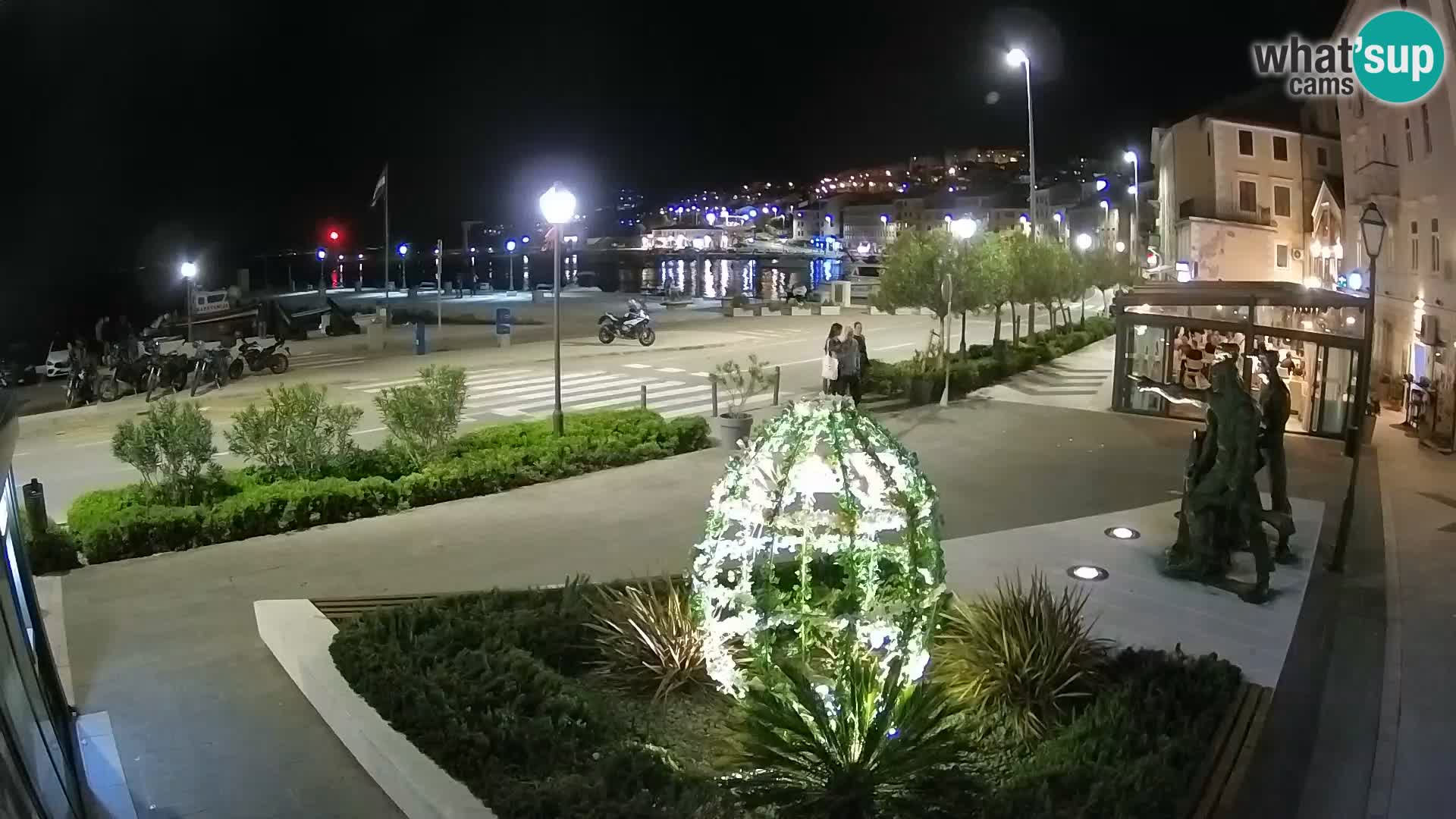 Live webcam Senj riva – fronte mare