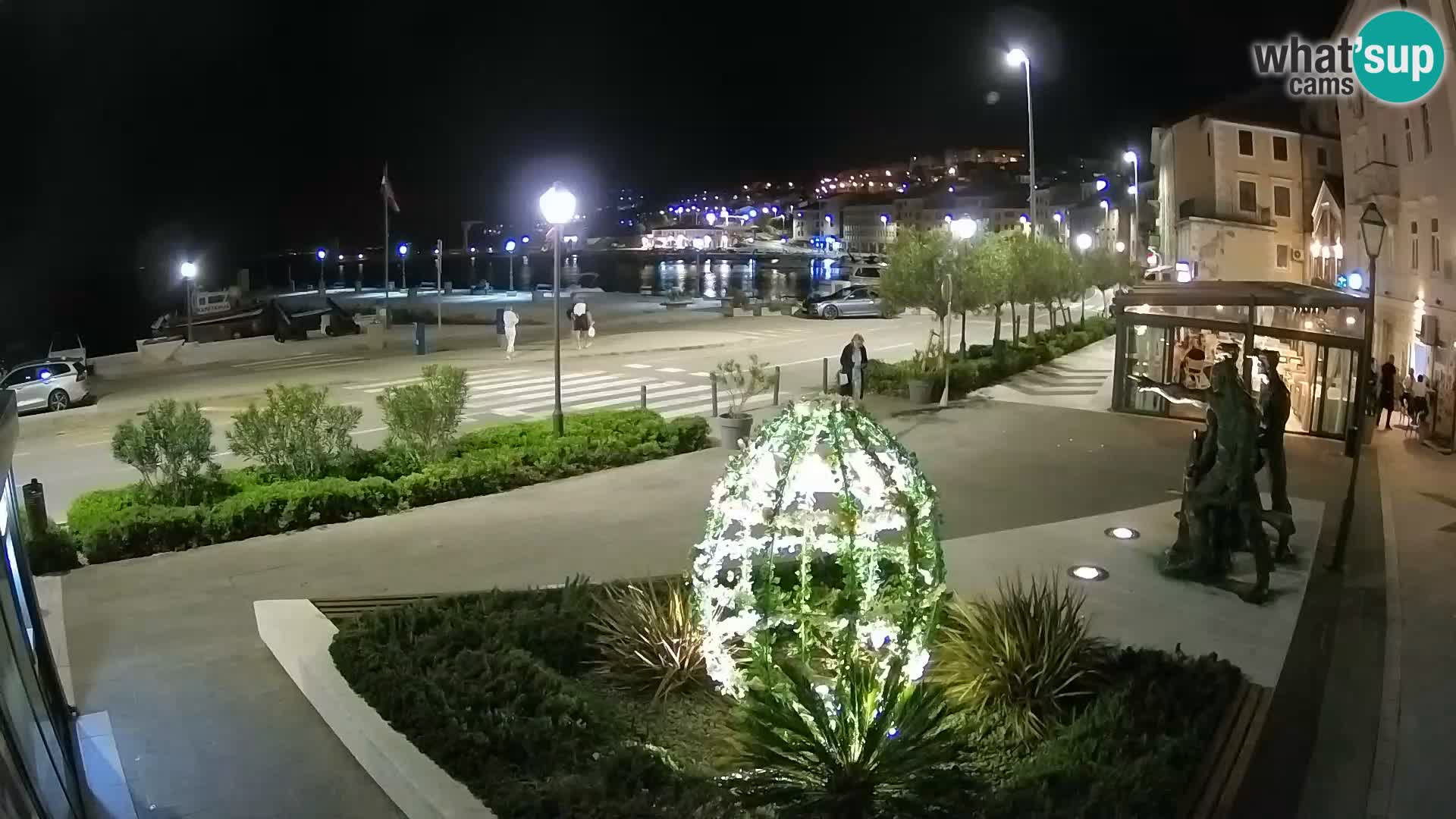 Live-Webcam Senj Riva – direkt am Meer – Kroatien