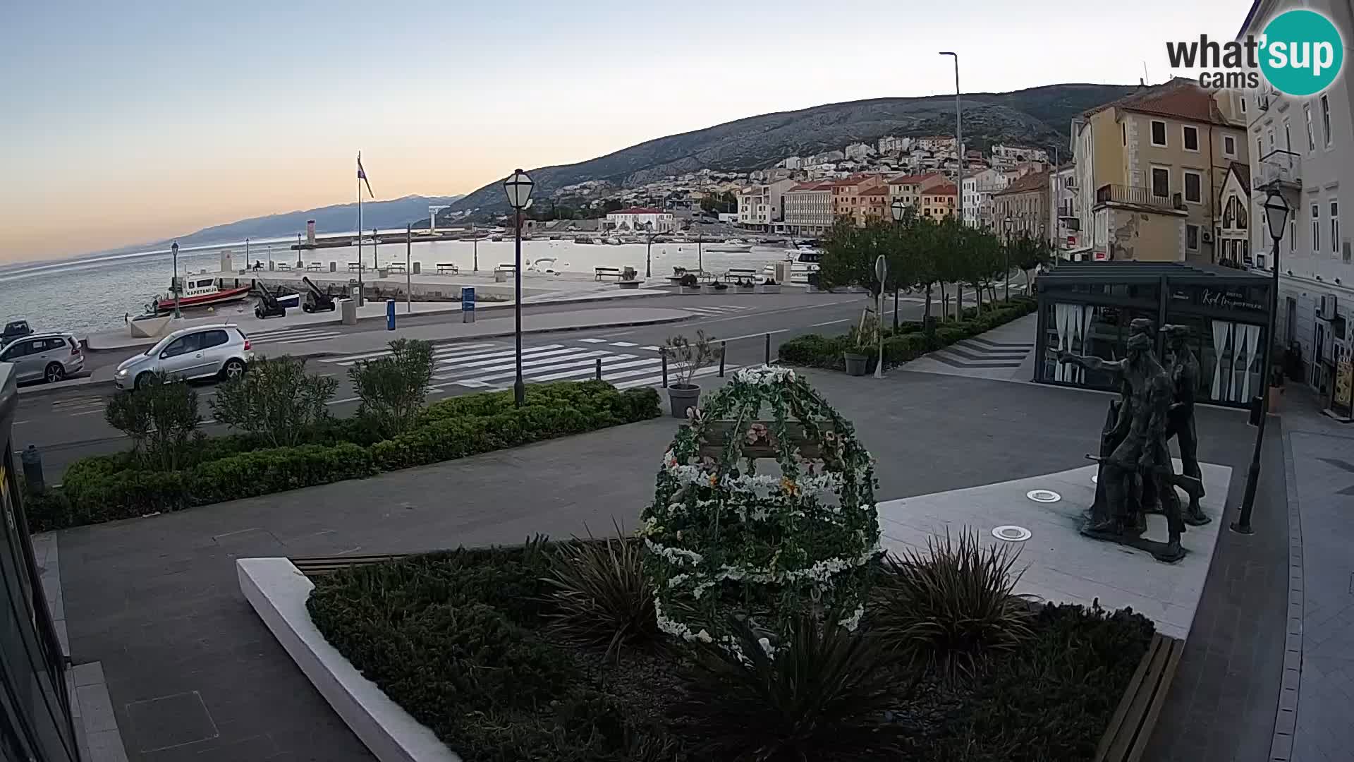 Live-Webcam Senj Riva – direkt am Meer – Kroatien