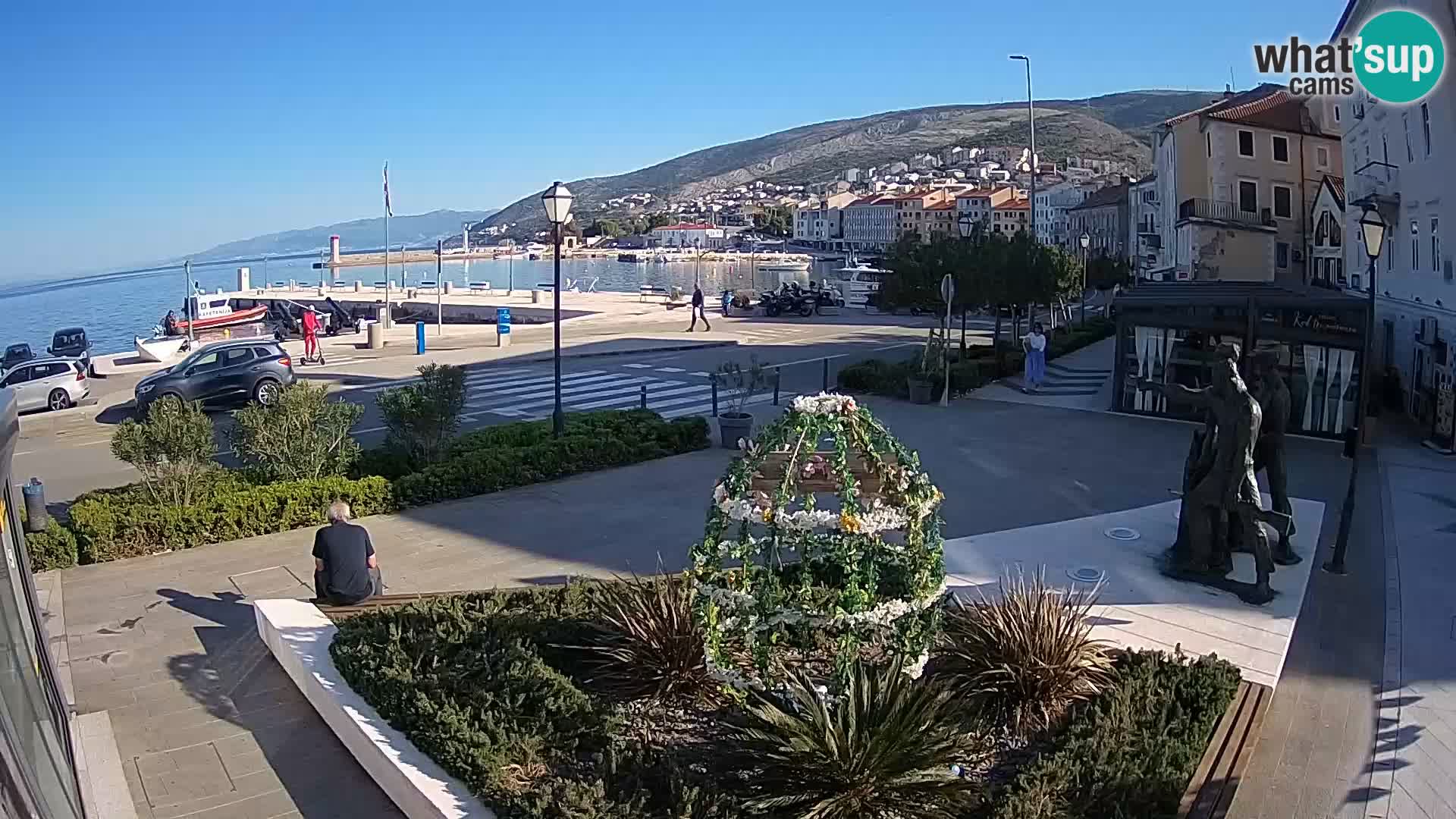 Live webcam Senj riva – seafront – Croatia