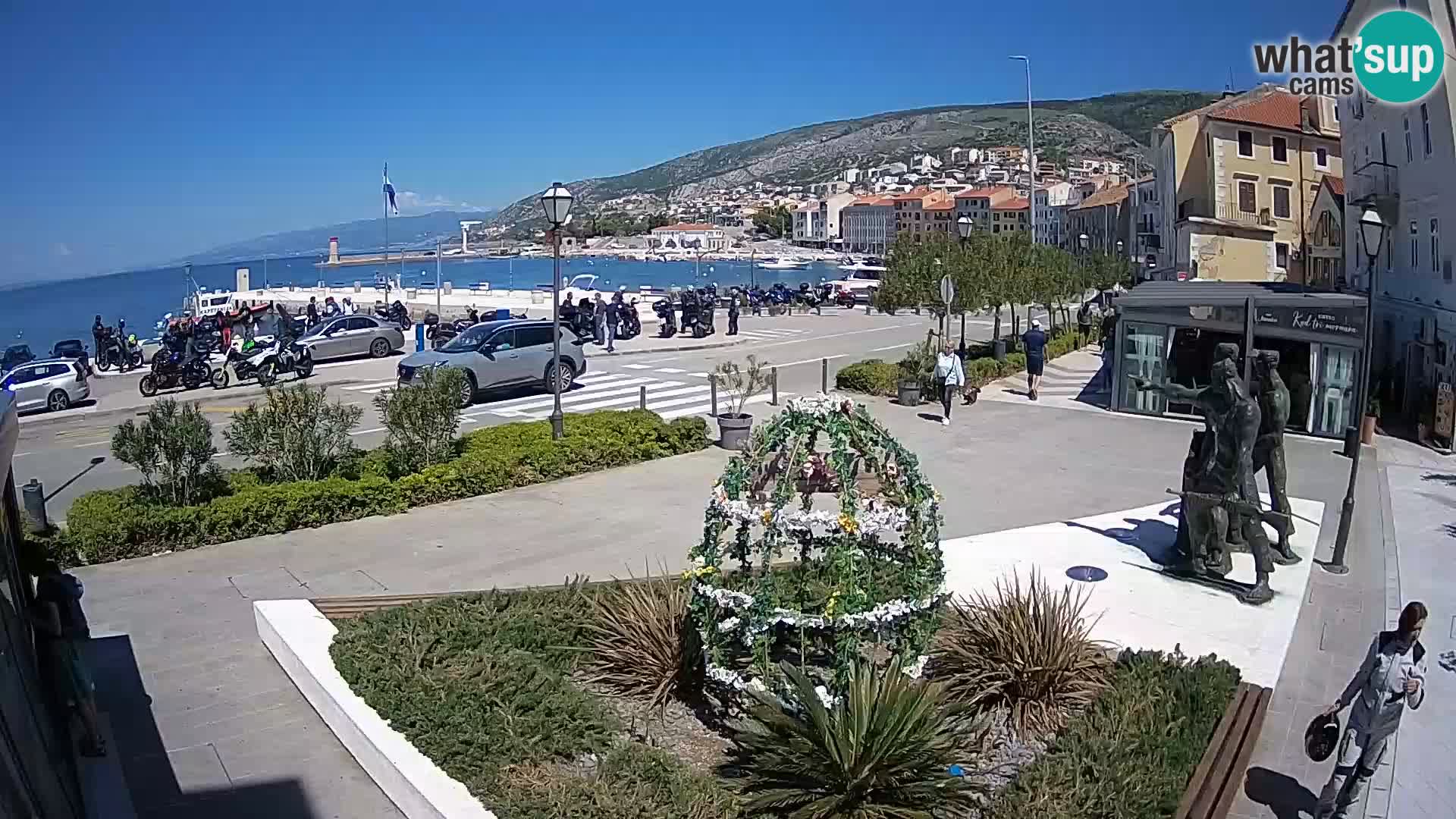 Spletna kamera v živo Senj riva – Hrvaška