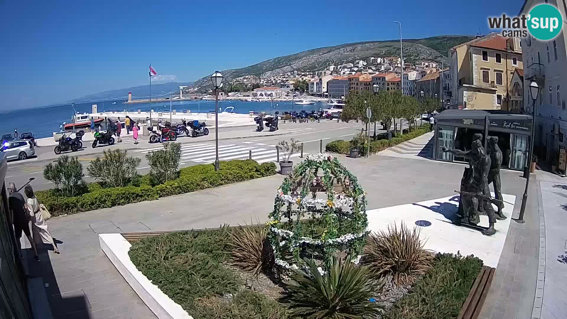 Live webcam Senj riva – fronte mare