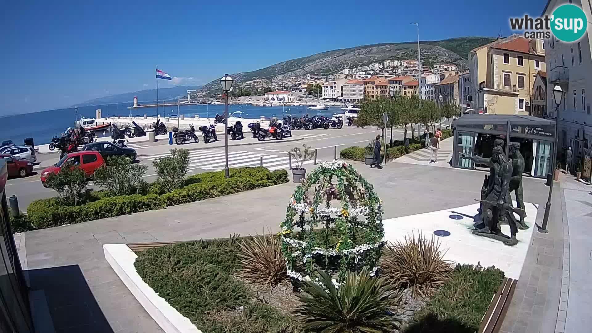 Live webcam Senj riva – seafront – Croatia