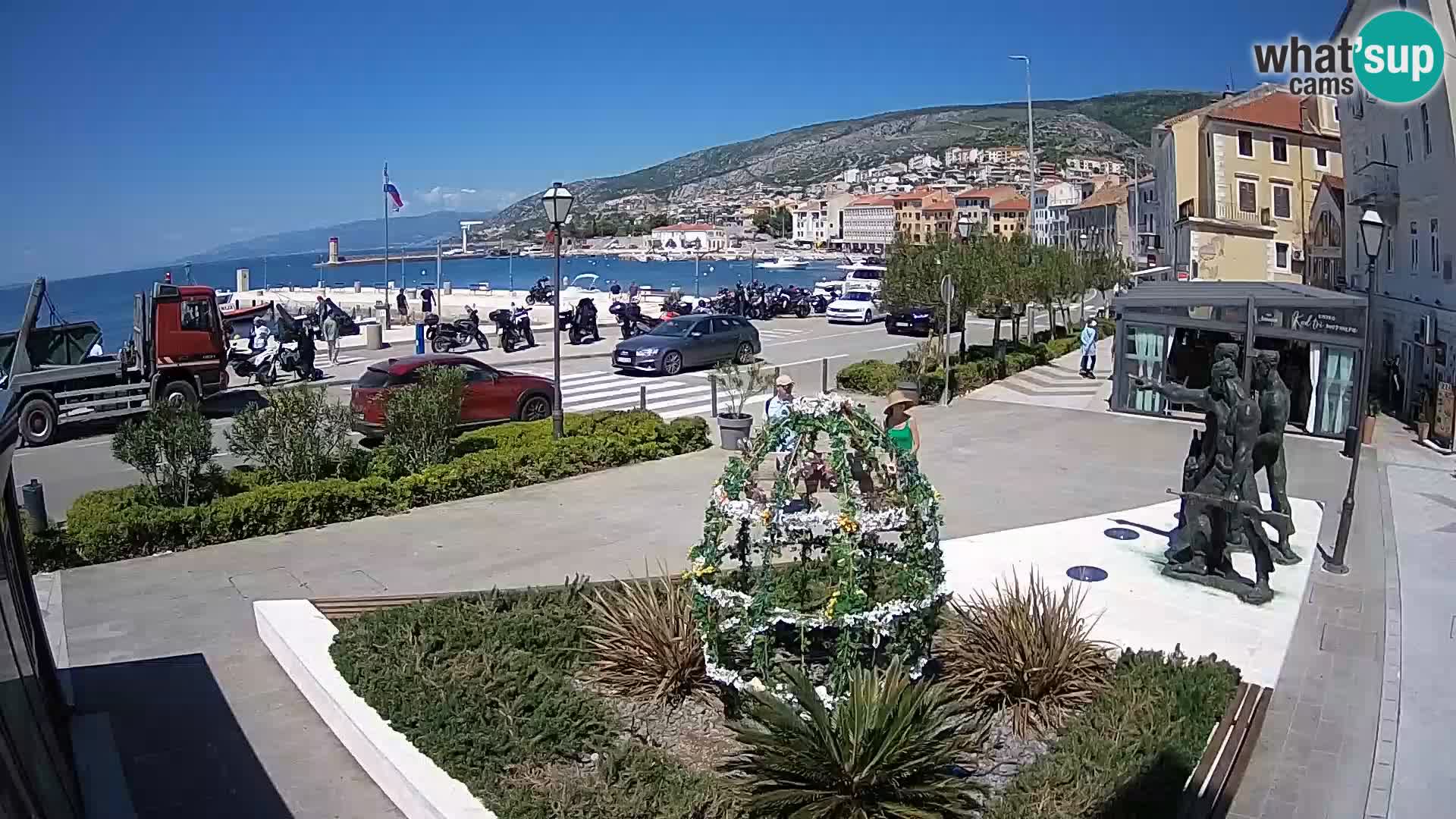 Live webcam Senj riva – fronte mare