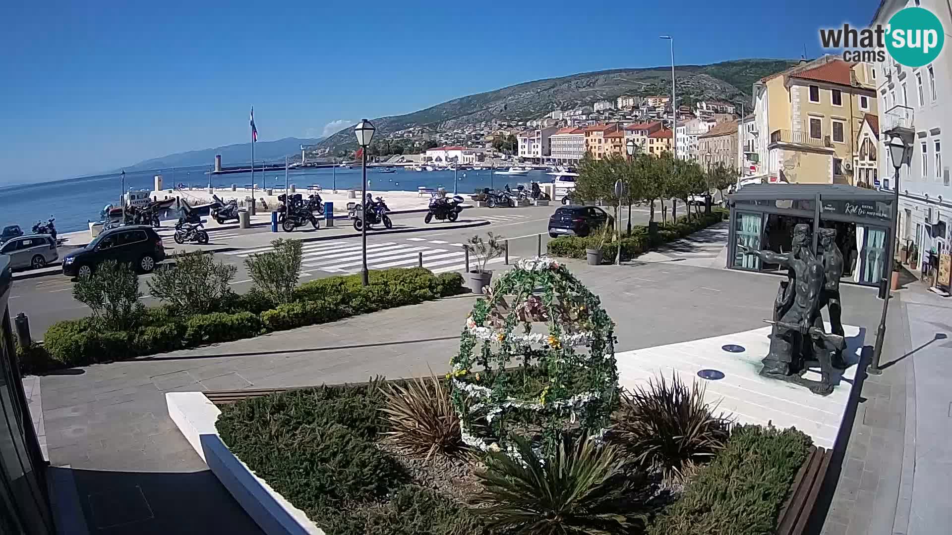 Webcam en vivo Senj riva – paseo marítimo