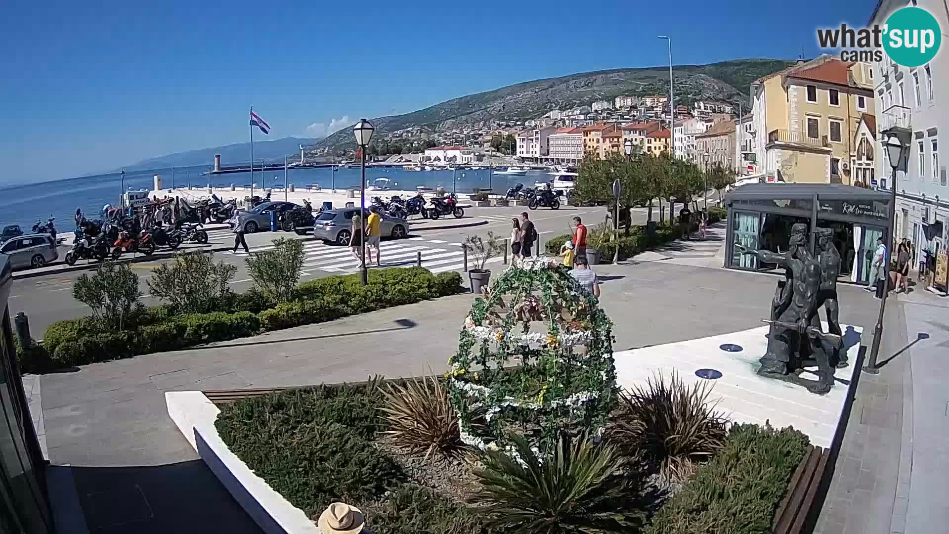 Webcam en vivo Senj riva – paseo marítimo