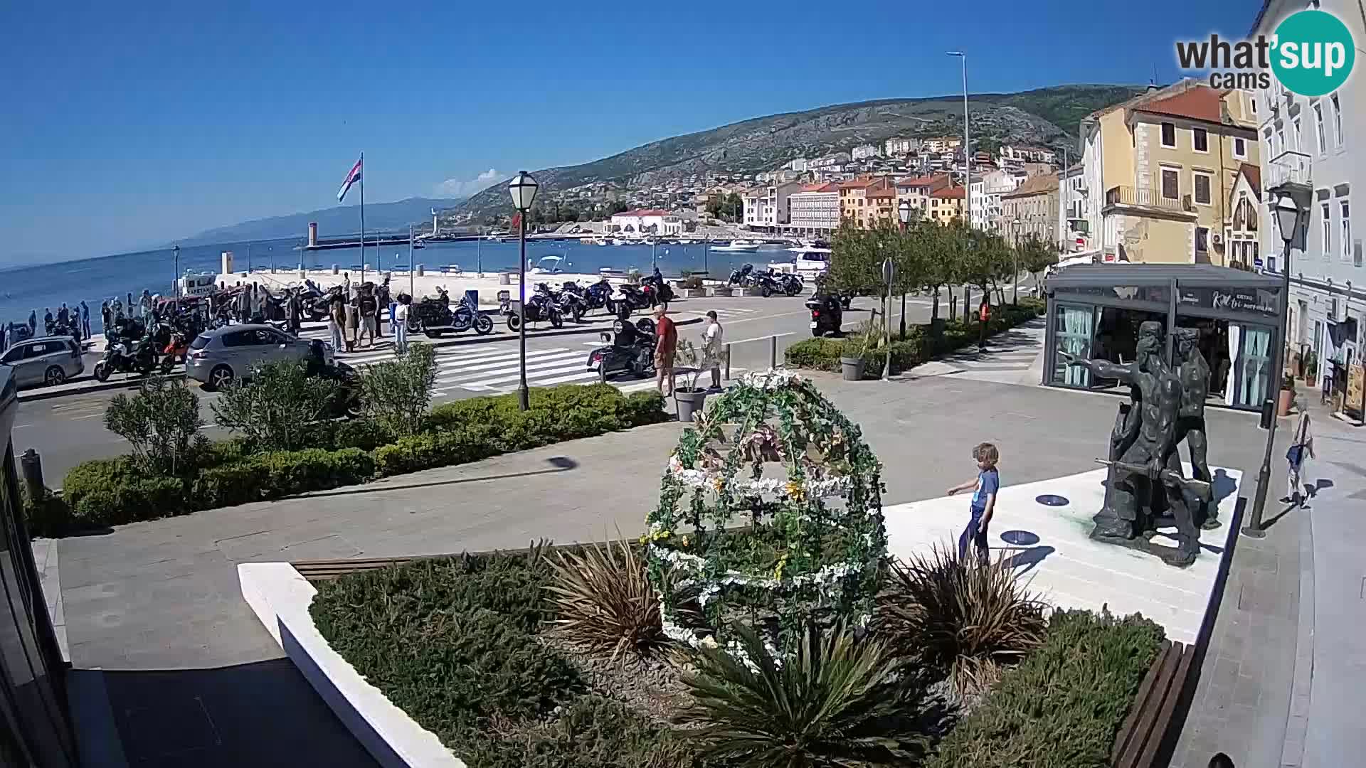 Webcam en vivo Senj riva – paseo marítimo
