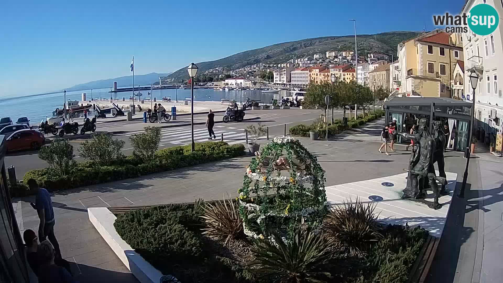 Live-Webcam Senj Riva – direkt am Meer – Kroatien