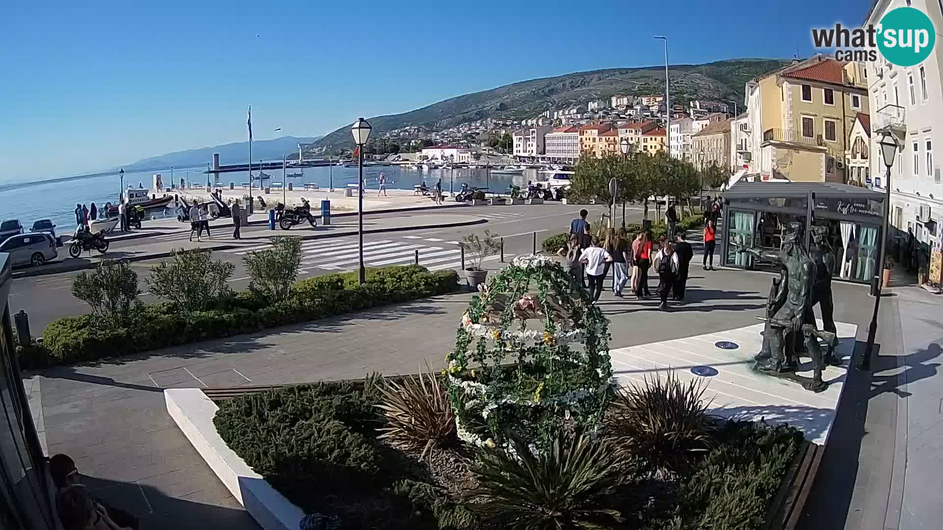 Live webcam Senj riva – fronte mare