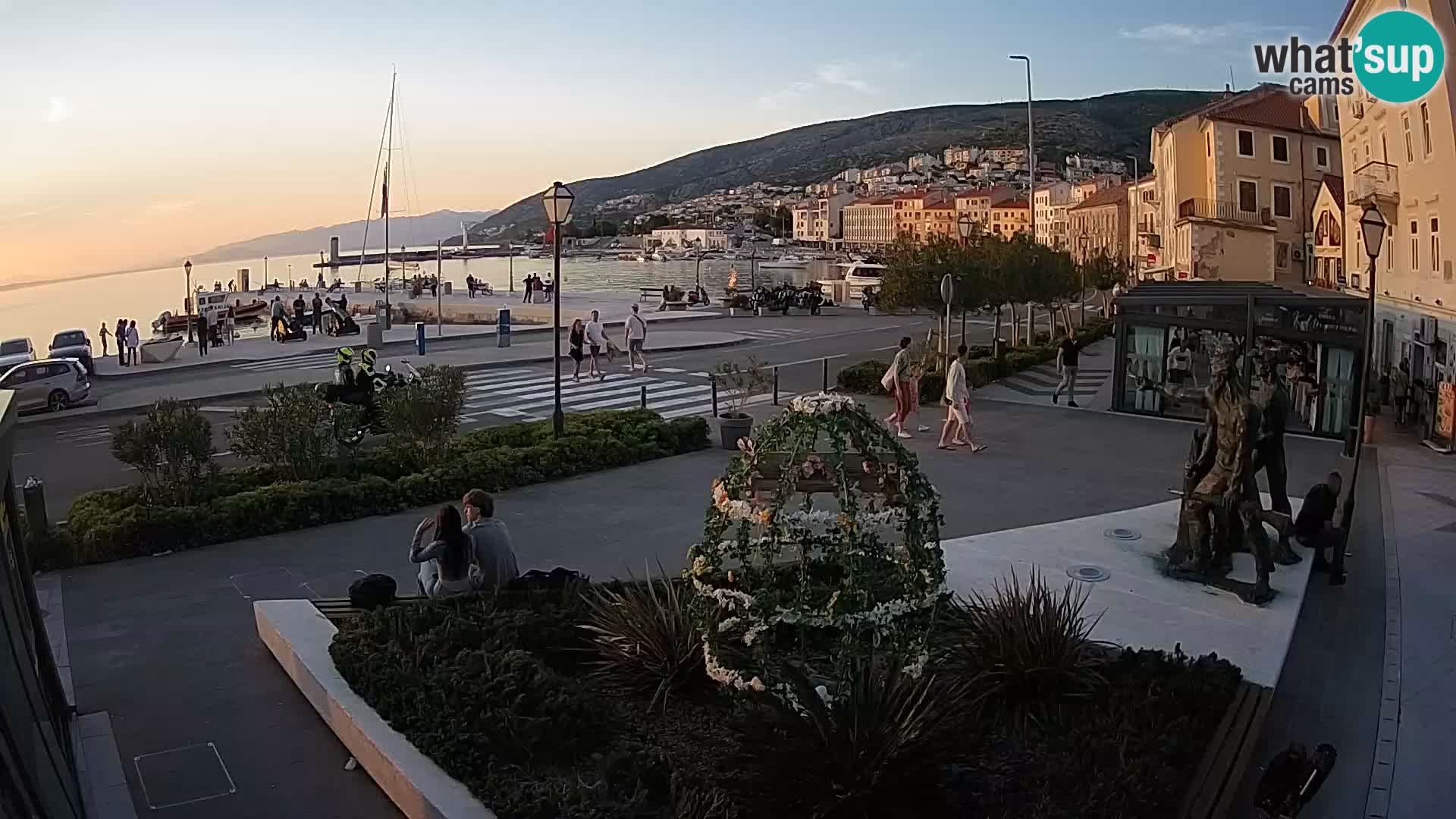 Live-Webcam Senj Riva – direkt am Meer – Kroatien