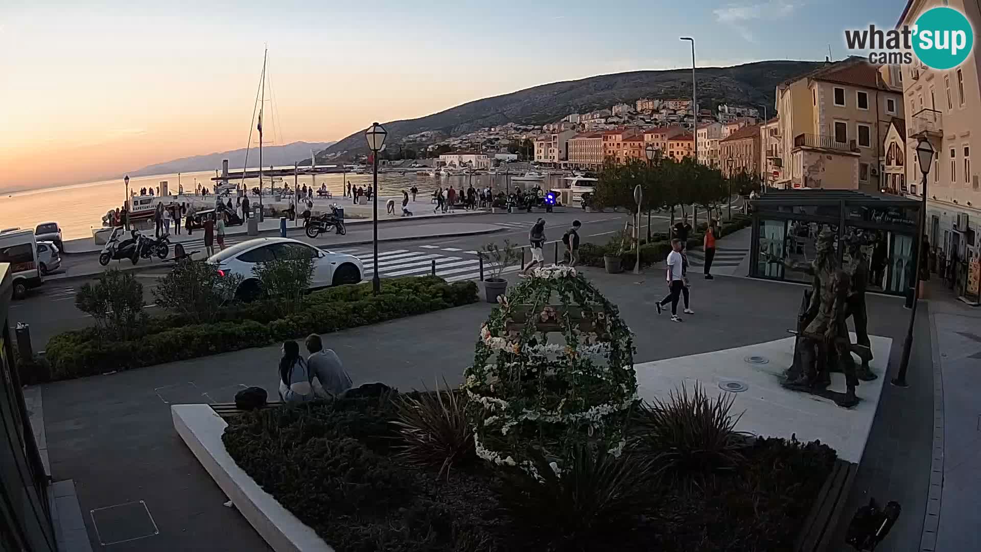 Live-Webcam Senj Riva – direkt am Meer – Kroatien