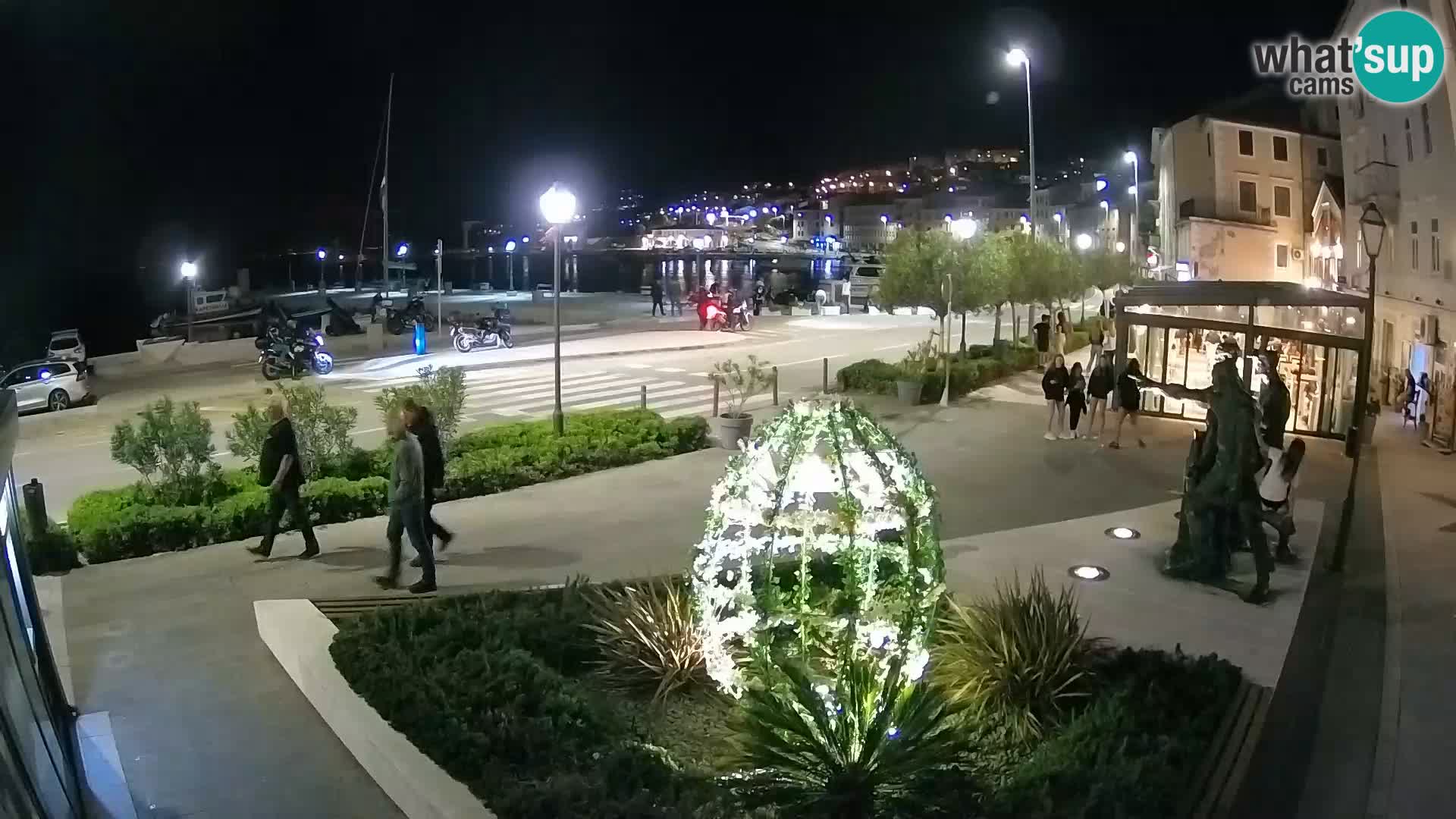 Live-Webcam Senj Riva – direkt am Meer – Kroatien