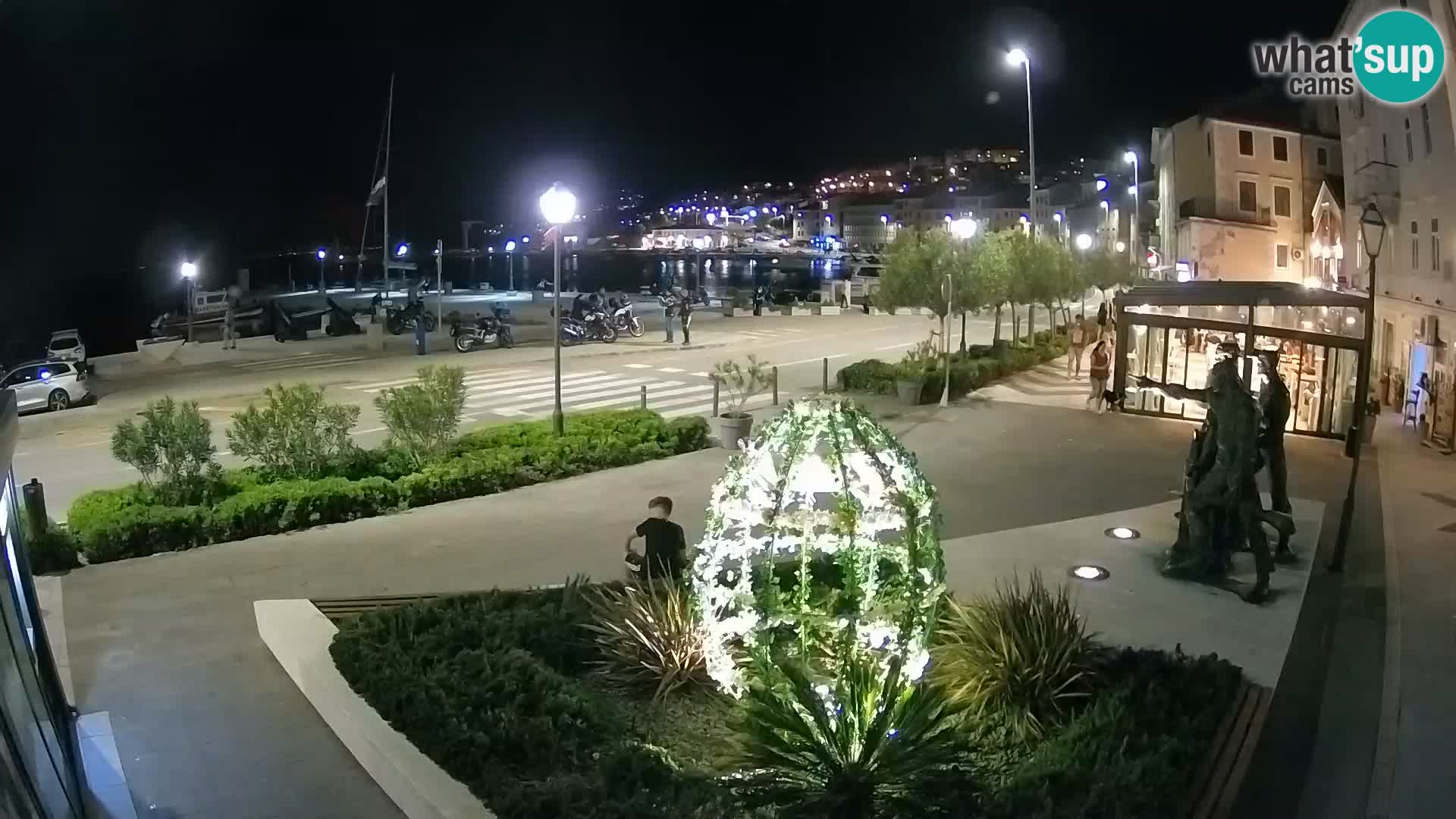 Live webcam Senj riva – fronte mare