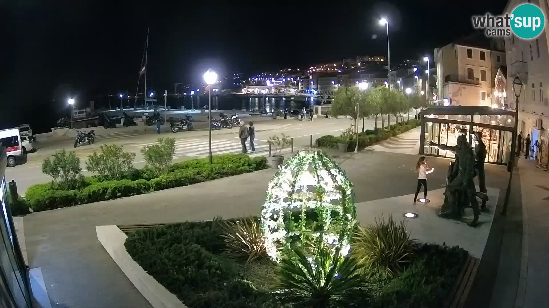 Live-Webcam Senj Riva – direkt am Meer – Kroatien
