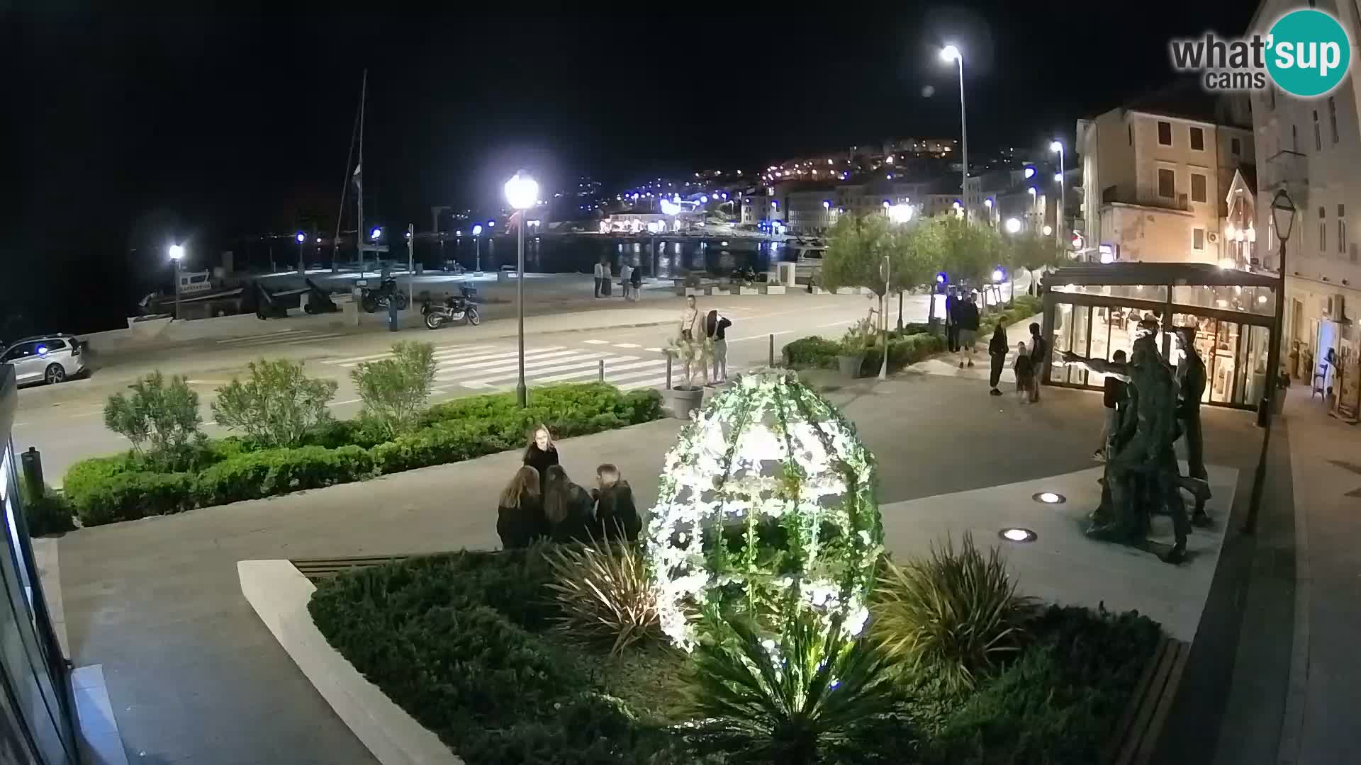 Live webcam Senj riva – fronte mare