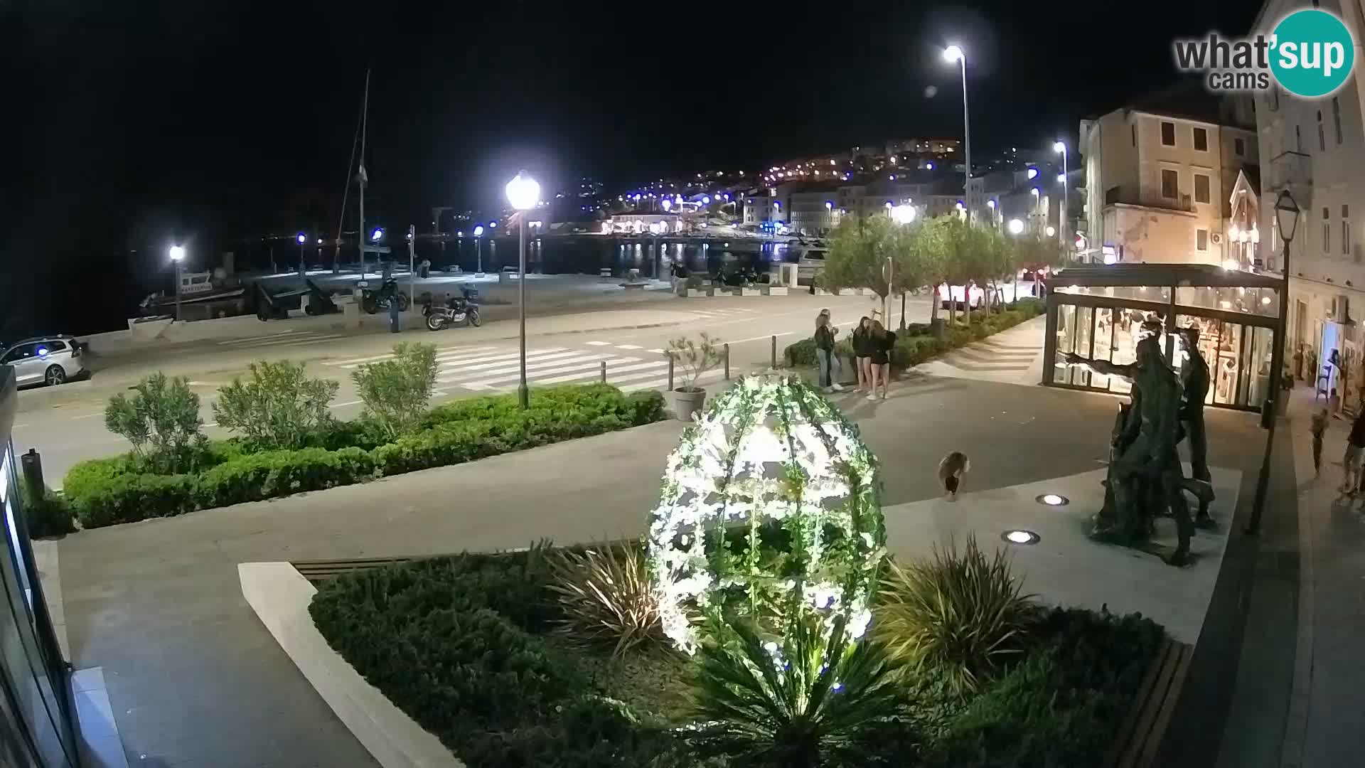Live webcam Senj riva – fronte mare
