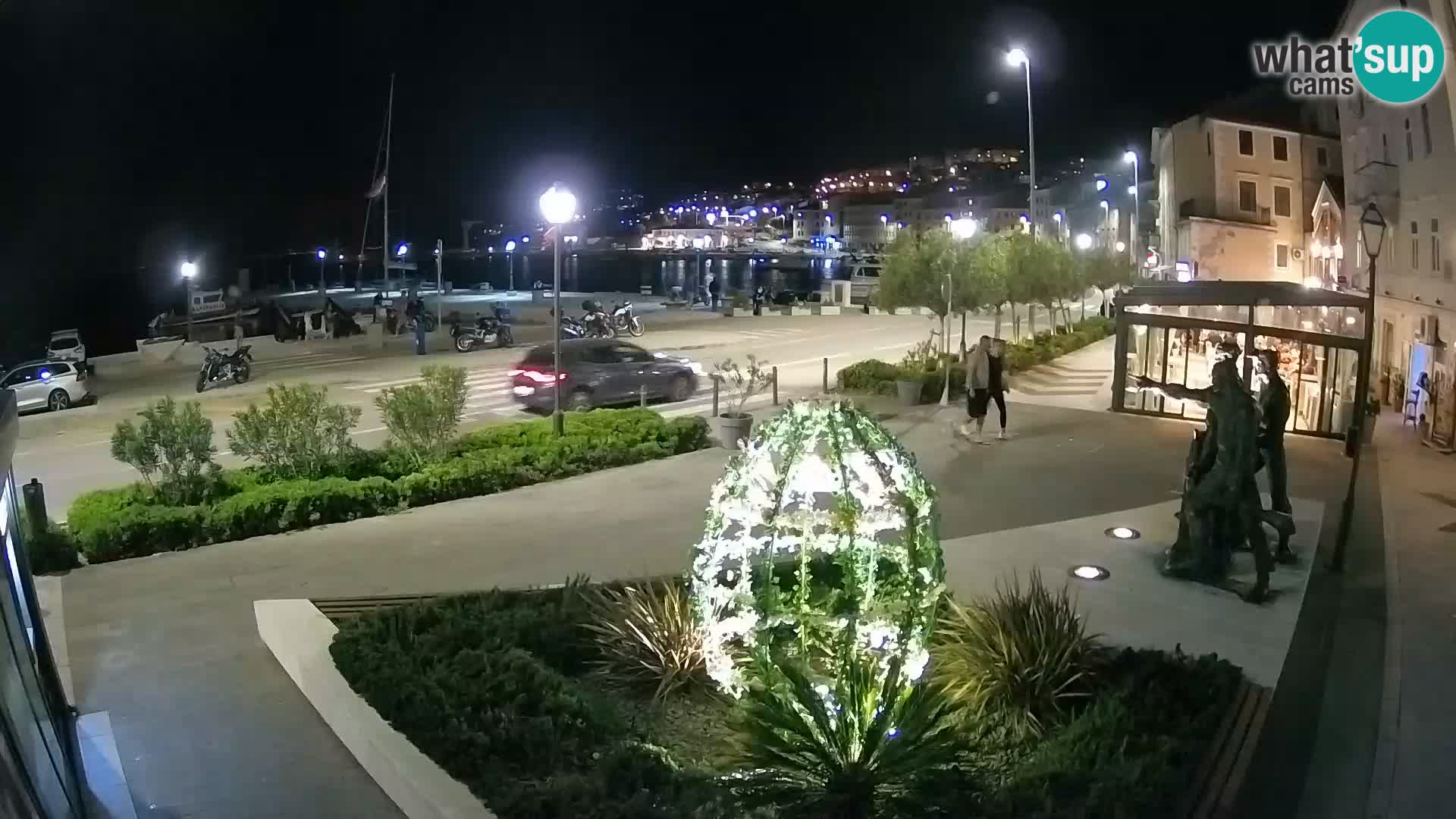 Live-Webcam Senj Riva – direkt am Meer – Kroatien