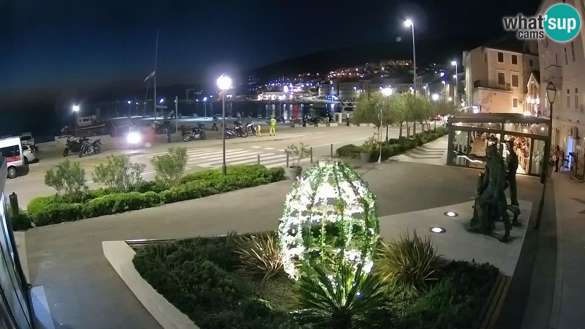 Live-Webcam Senj Riva – direkt am Meer – Kroatien