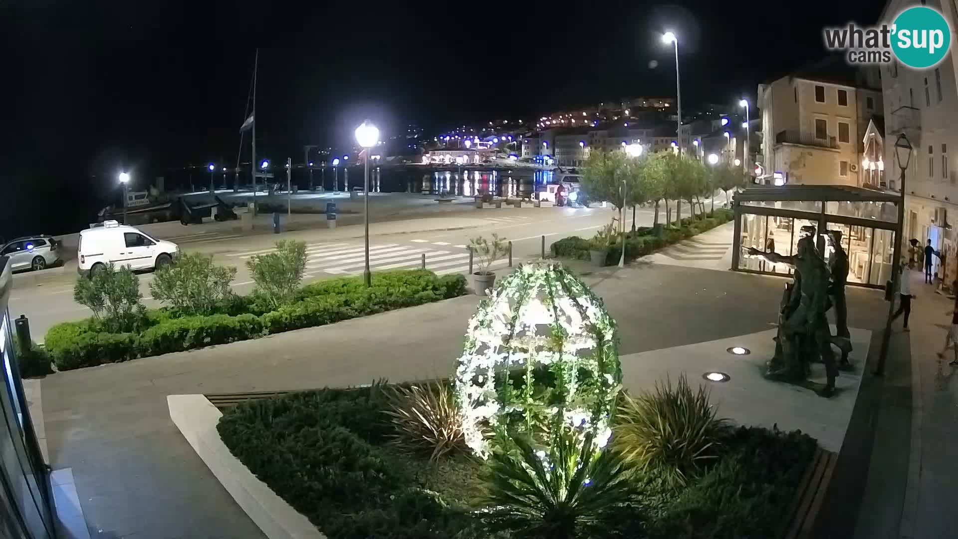 Live webcam Senj riva – seafront – Croatia