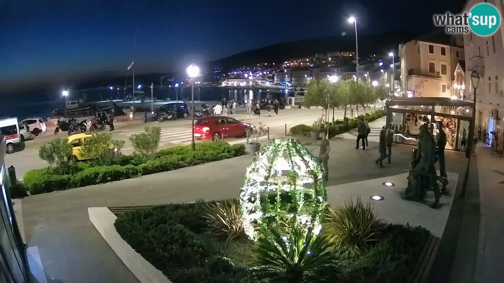 Live-Webcam Senj Riva – direkt am Meer – Kroatien