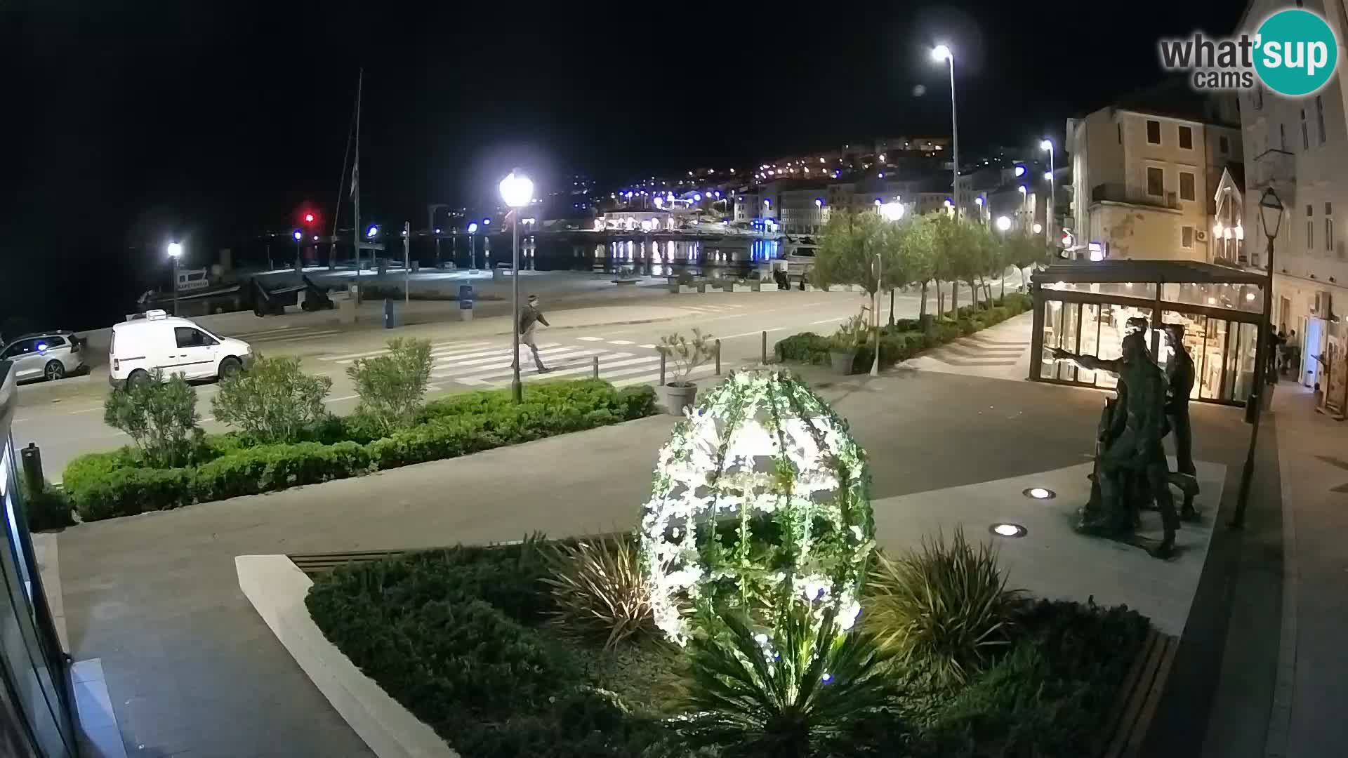Live-Webcam Senj Riva – direkt am Meer – Kroatien
