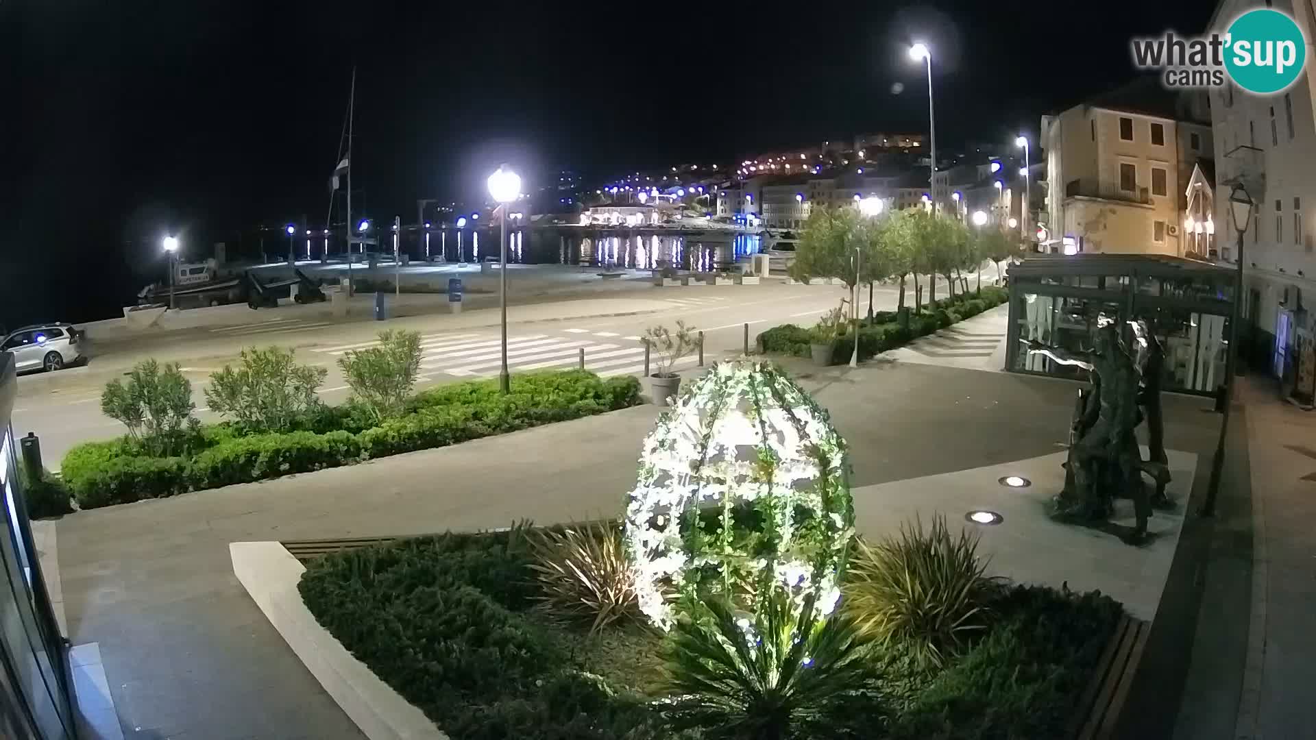 Live-Webcam Senj Riva – direkt am Meer – Kroatien