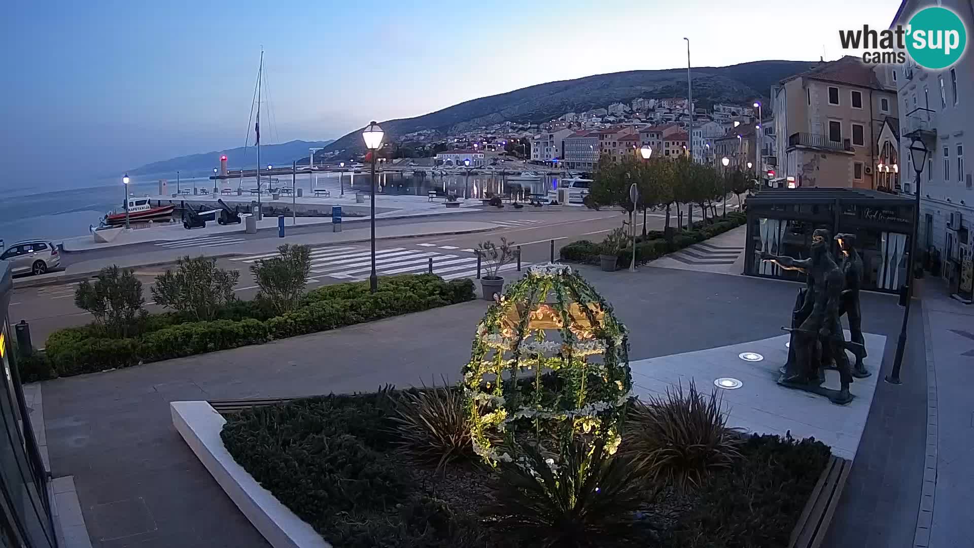 Live webcam Senj riva – fronte mare