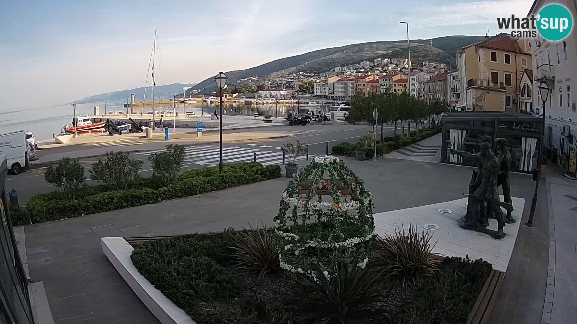 Live webcam Senj riva – seafront – Croatia
