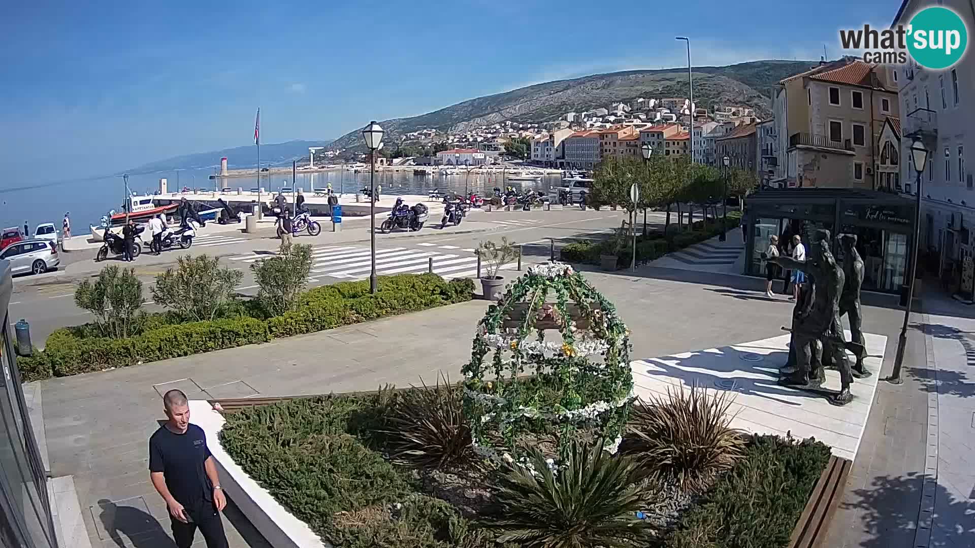Live webcam Senj riva – seafront – Croatia