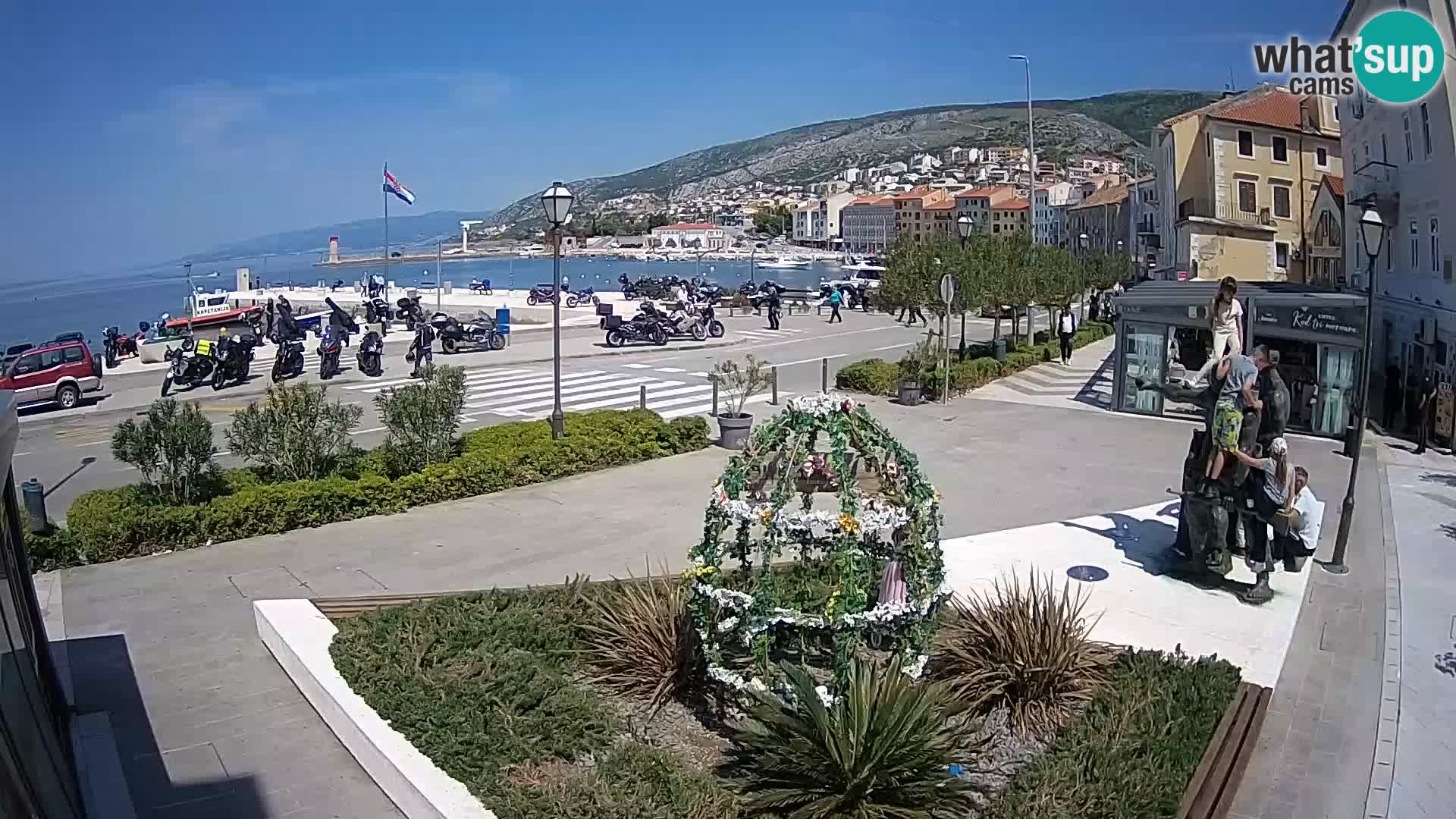 Live-Webcam Senj Riva – direkt am Meer – Kroatien