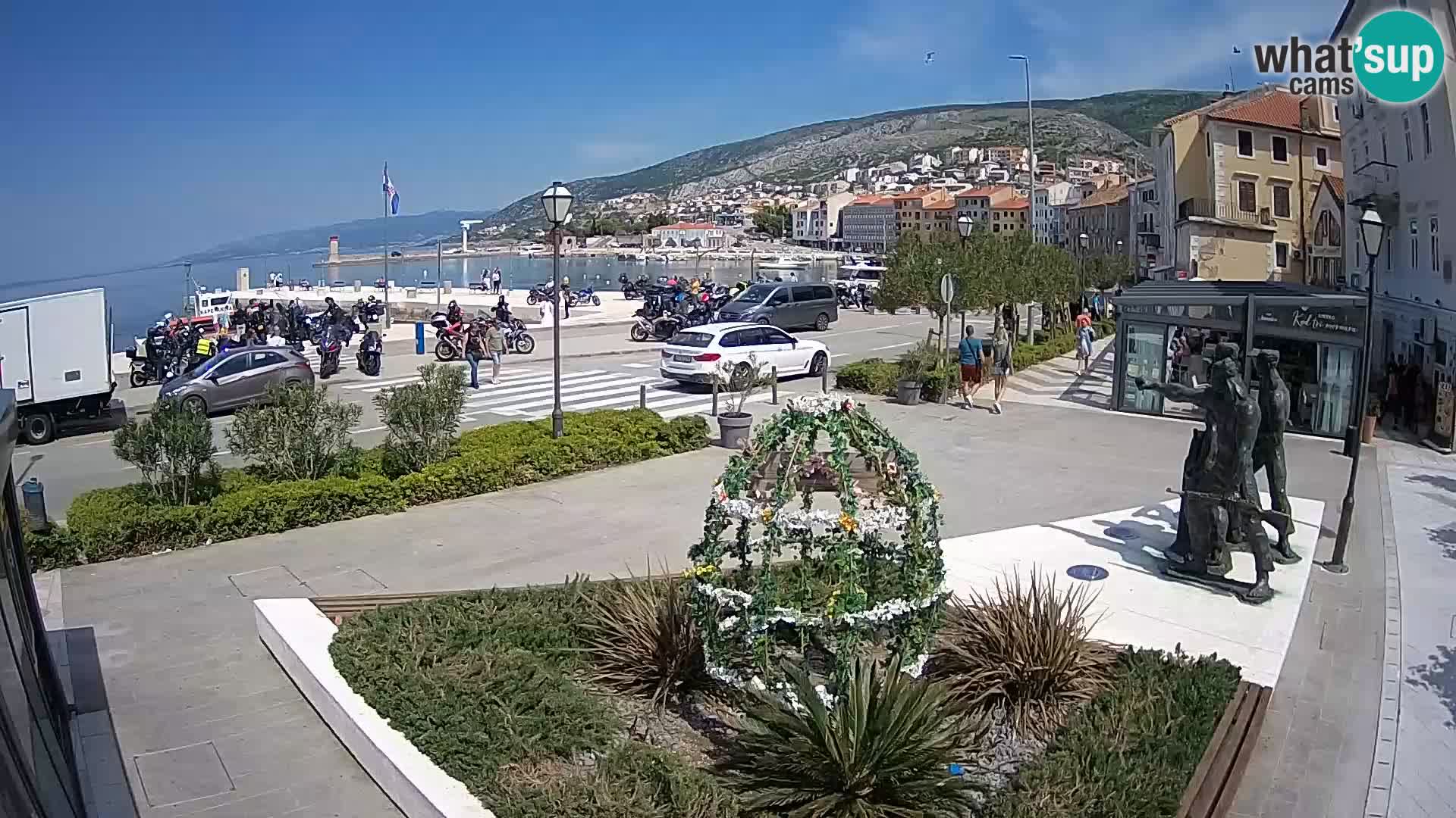 Live webcam Senj riva – fronte mare