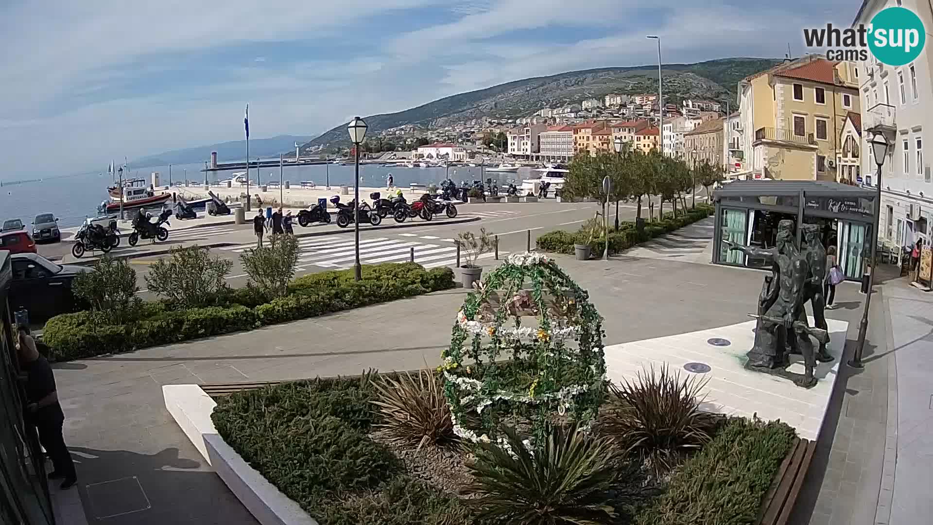 Spletna kamera v živo Senj riva – Hrvaška