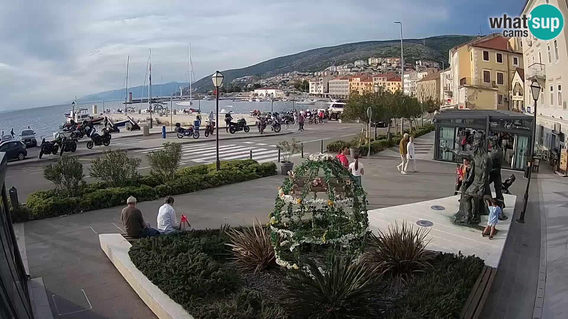 Webcam en vivo Senj riva – paseo marítimo