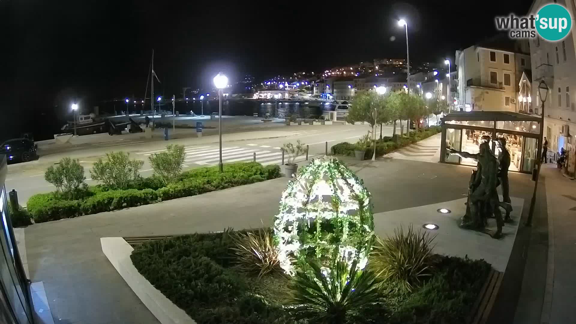 Live webcam Senj riva – seafront – Croatia