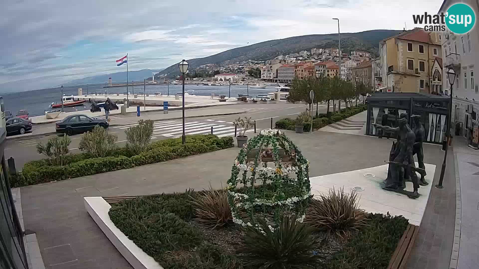 Live webcam Senj riva – fronte mare