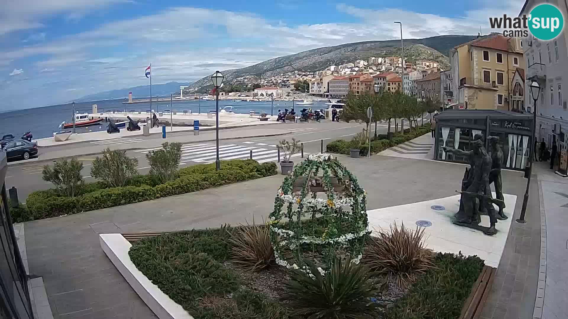 Live-Webcam Senj Riva – direkt am Meer – Kroatien