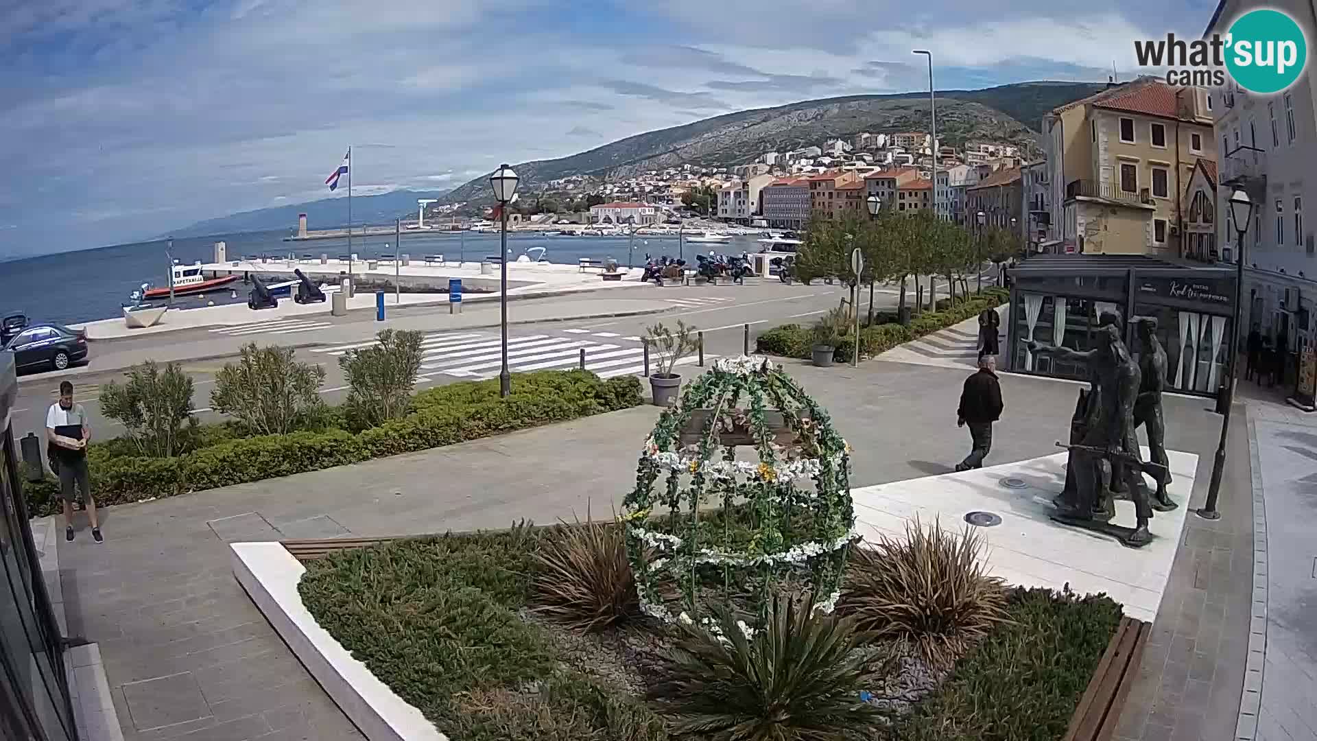 Webcam en vivo Senj riva – paseo marítimo