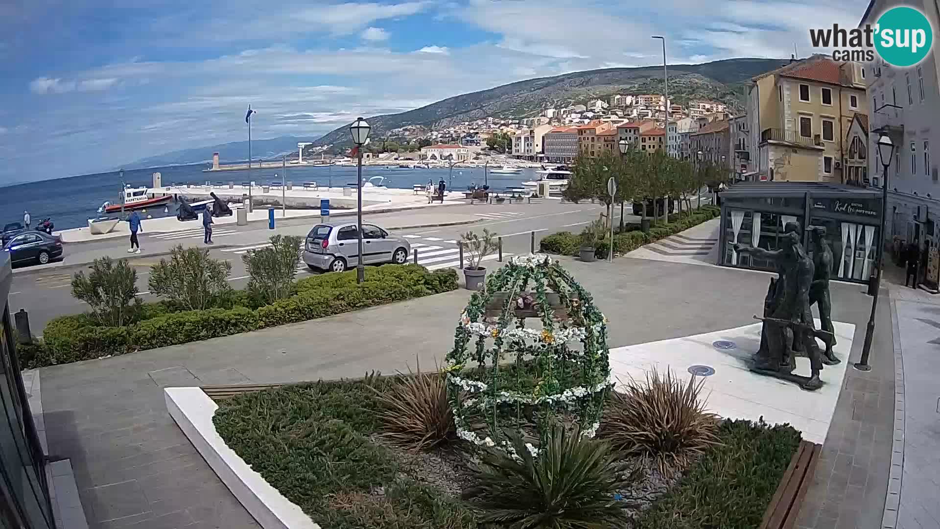 Live webcam Senj riva – seafront – Croatia