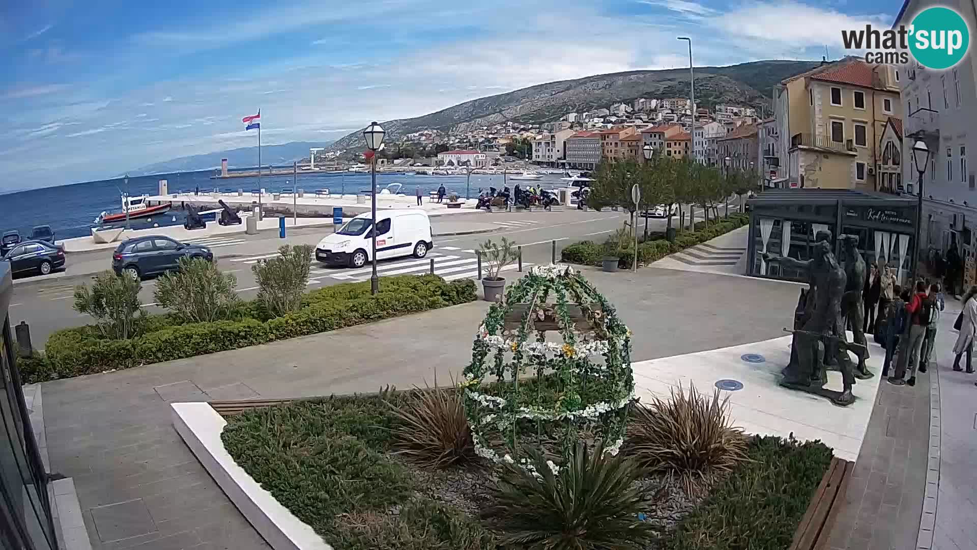 Webcam en vivo Senj riva – paseo marítimo