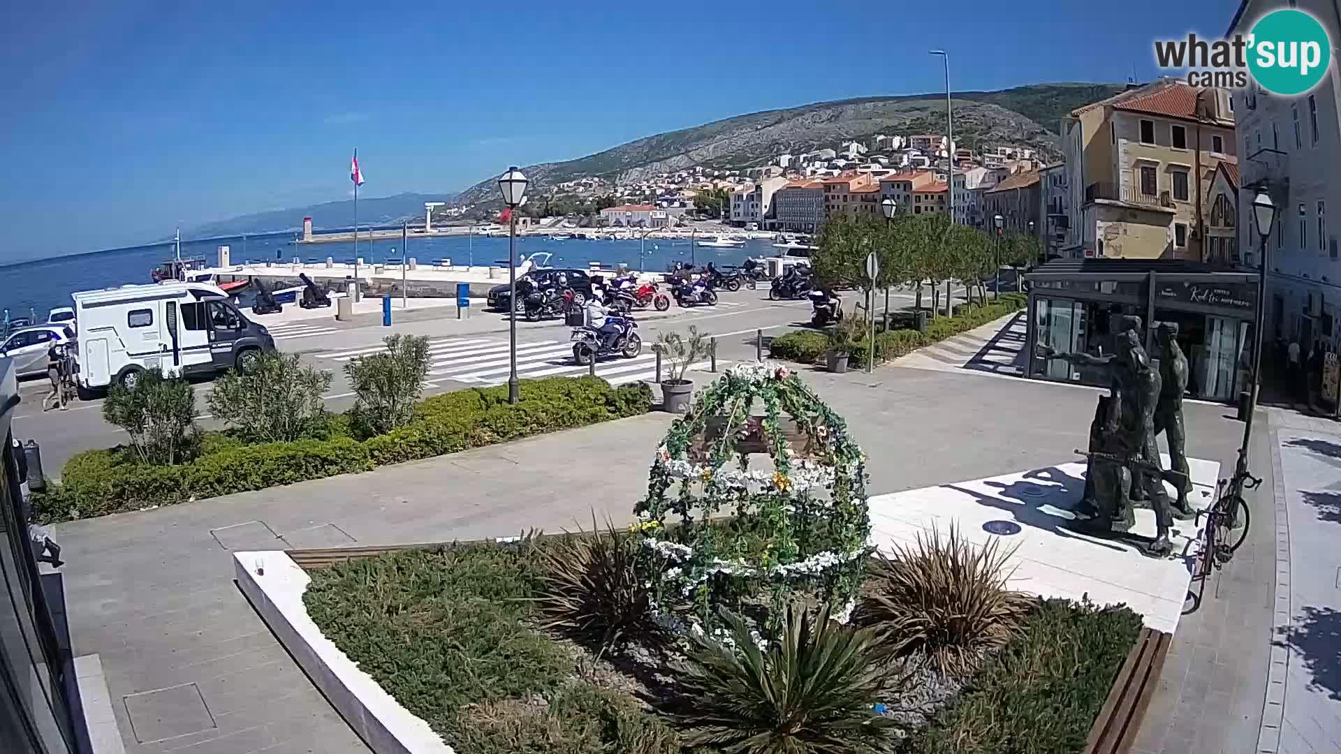 Live-Webcam Senj Riva – direkt am Meer – Kroatien