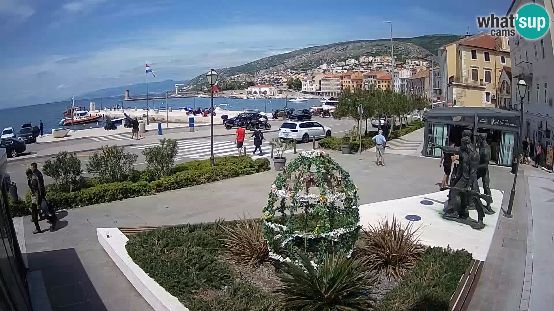 Webcam en vivo Senj riva – paseo marítimo
