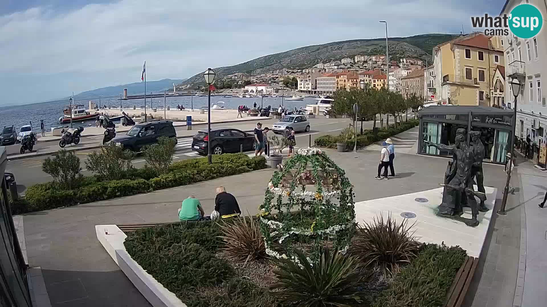 Live-Webcam Senj Riva – direkt am Meer – Kroatien