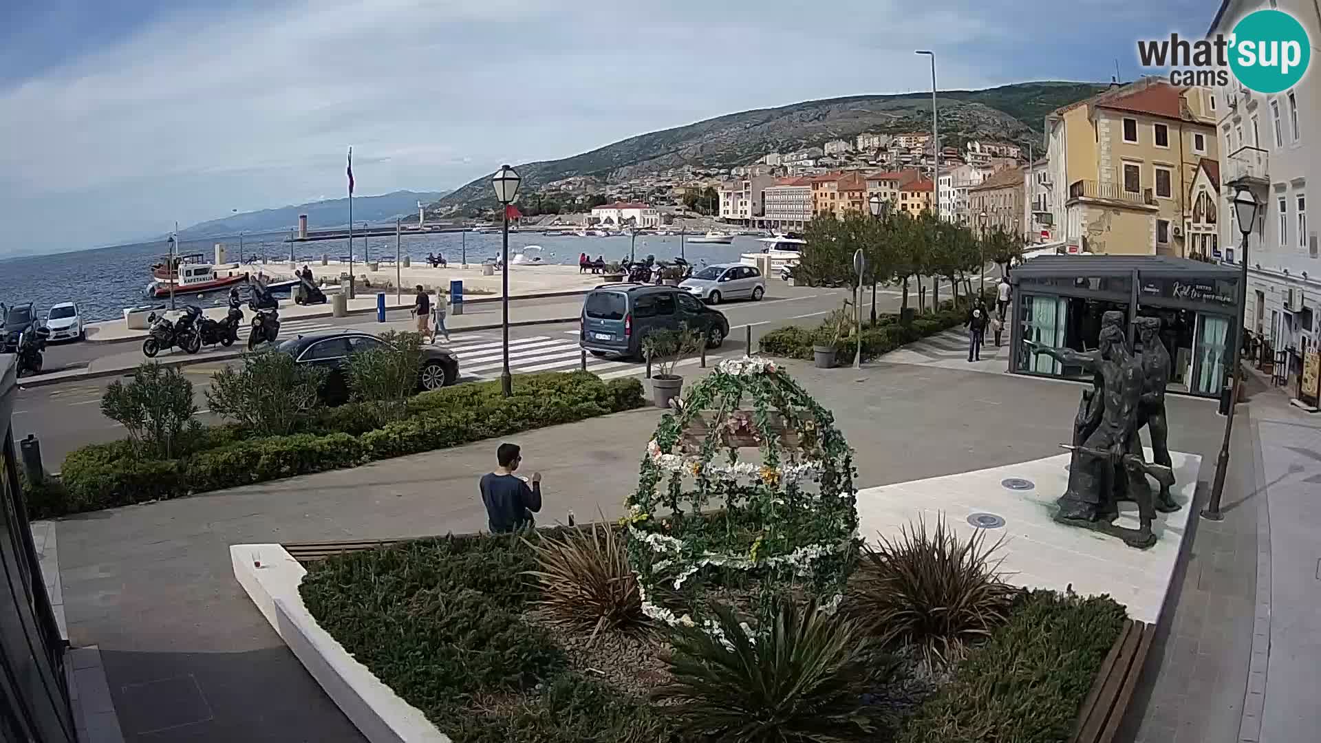 Live webcam Senj riva – seafront – Croatia