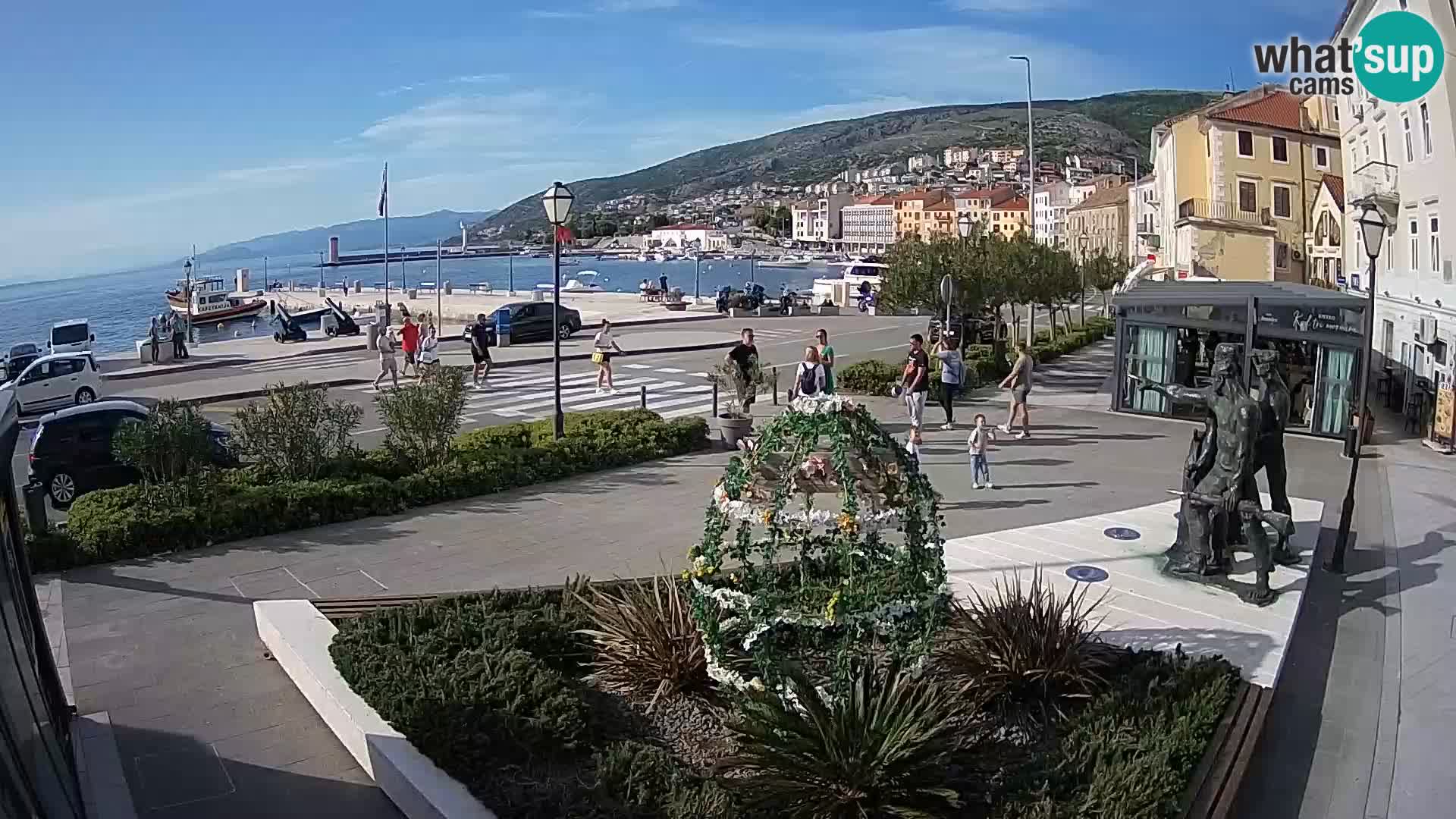 Webcam en vivo Senj riva – paseo marítimo