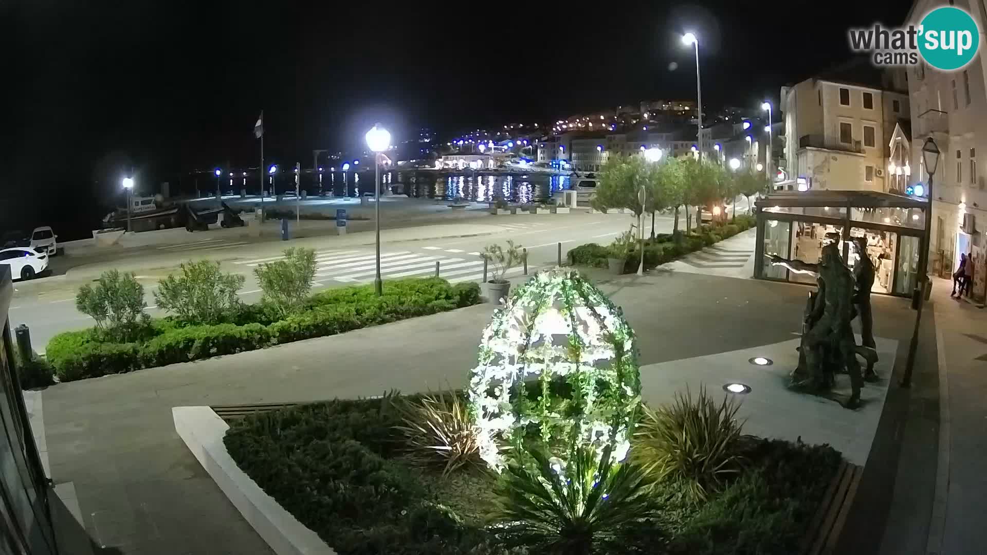 Live webcam Senj riva – seafront – Croatia