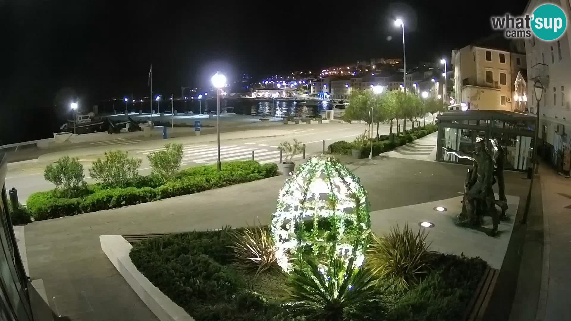Spletna kamera v živo Senj riva – Hrvaška