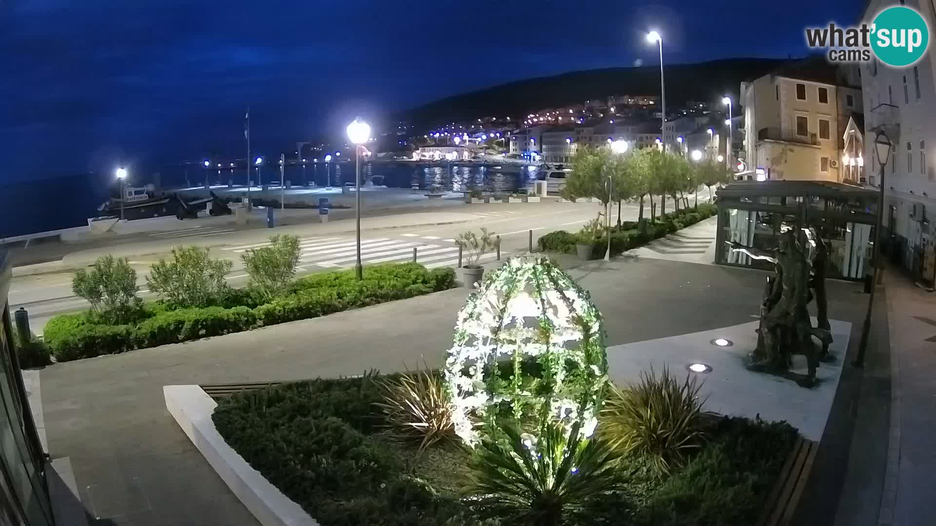 Spletna kamera v živo Senj riva – Hrvaška