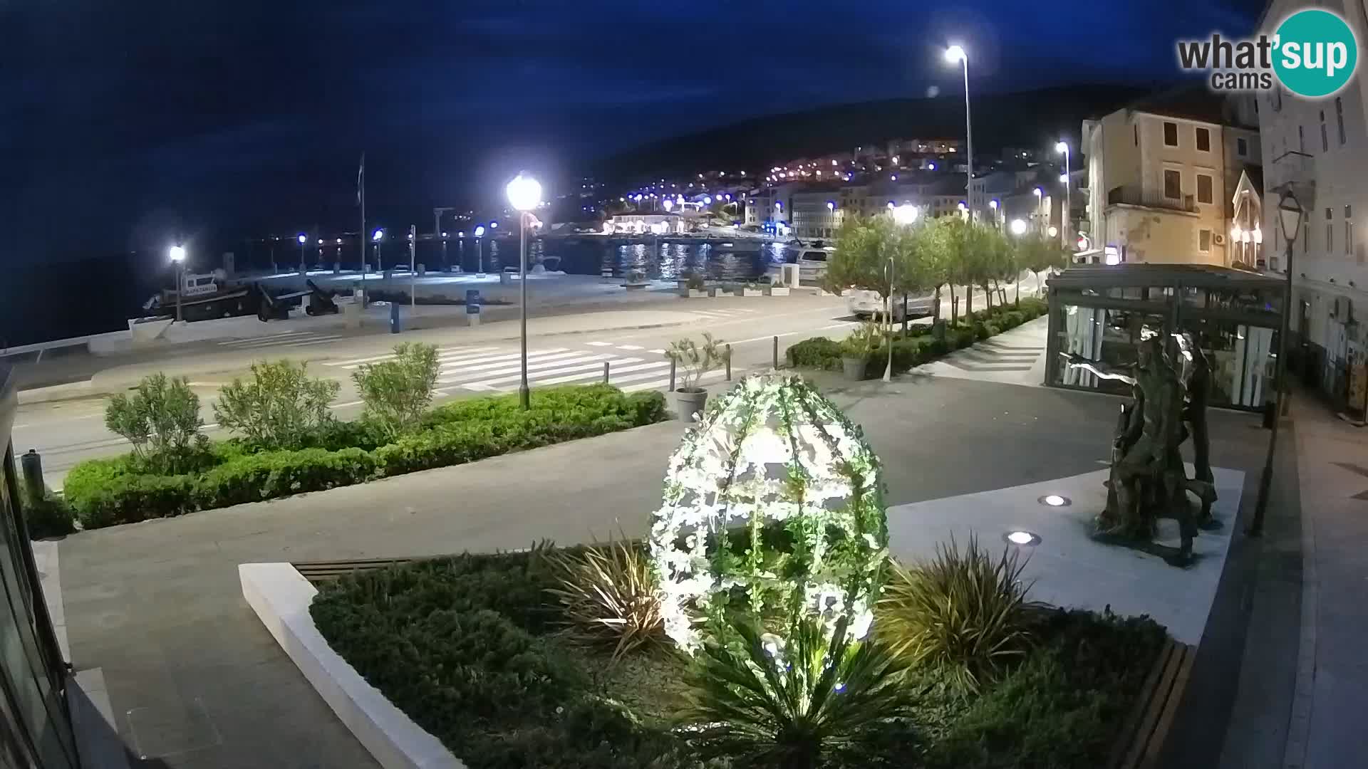 Webcam en vivo Senj riva – paseo marítimo