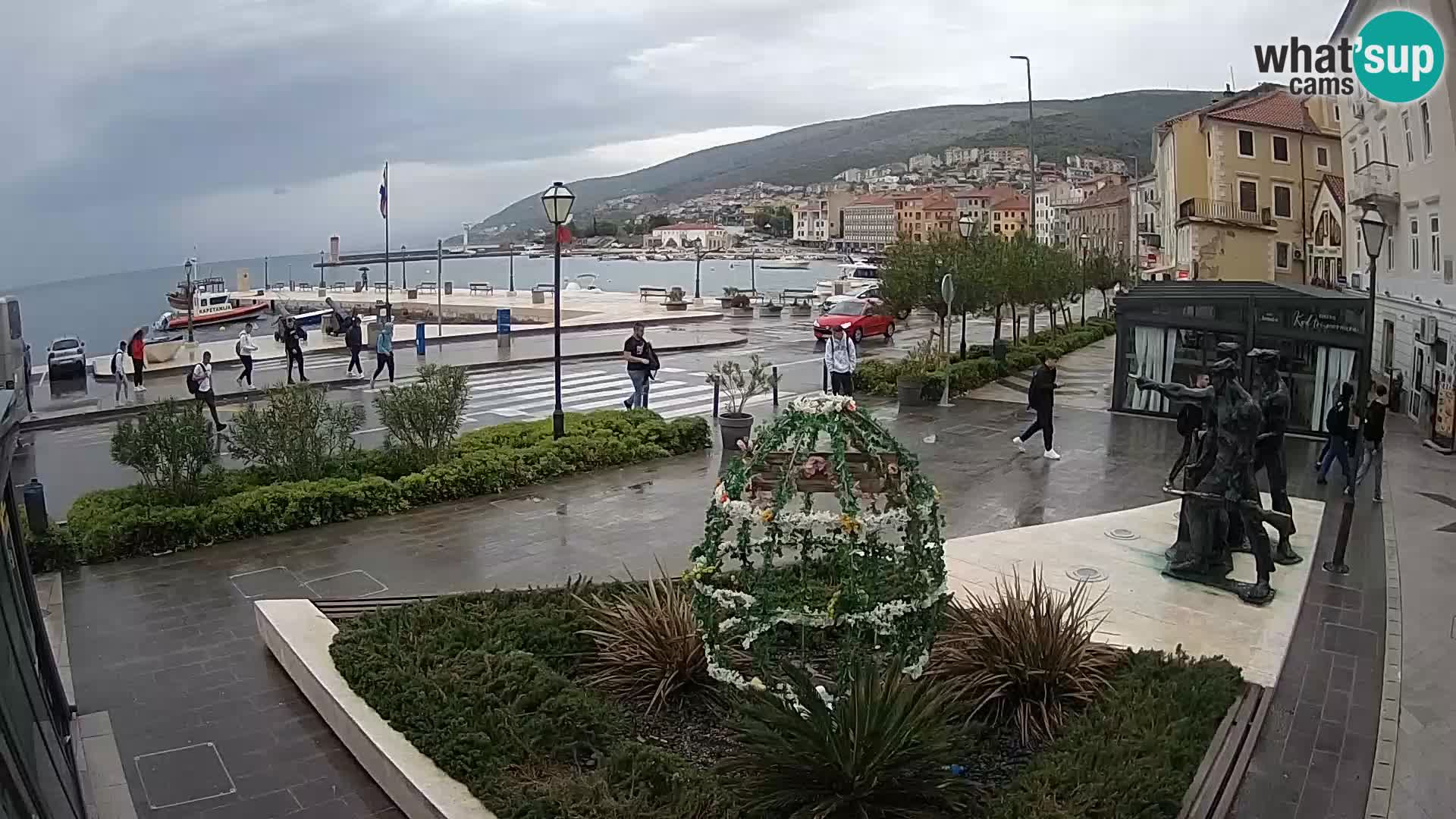 Live webcam Senj riva – seafront – Croatia